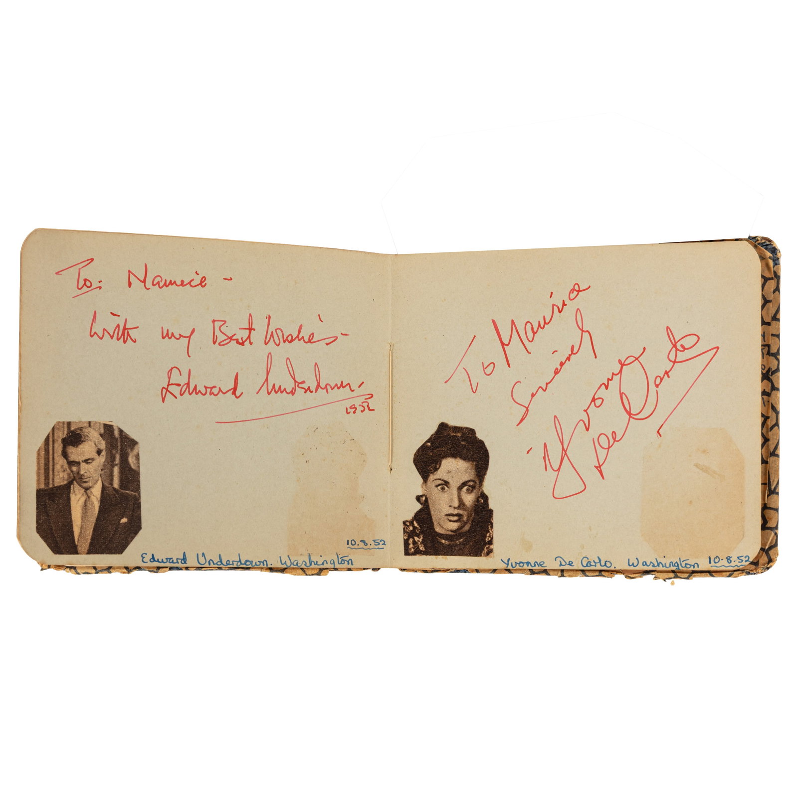 Autograph Album.- Incl. Charlie Chaplin c. 1950s - 3