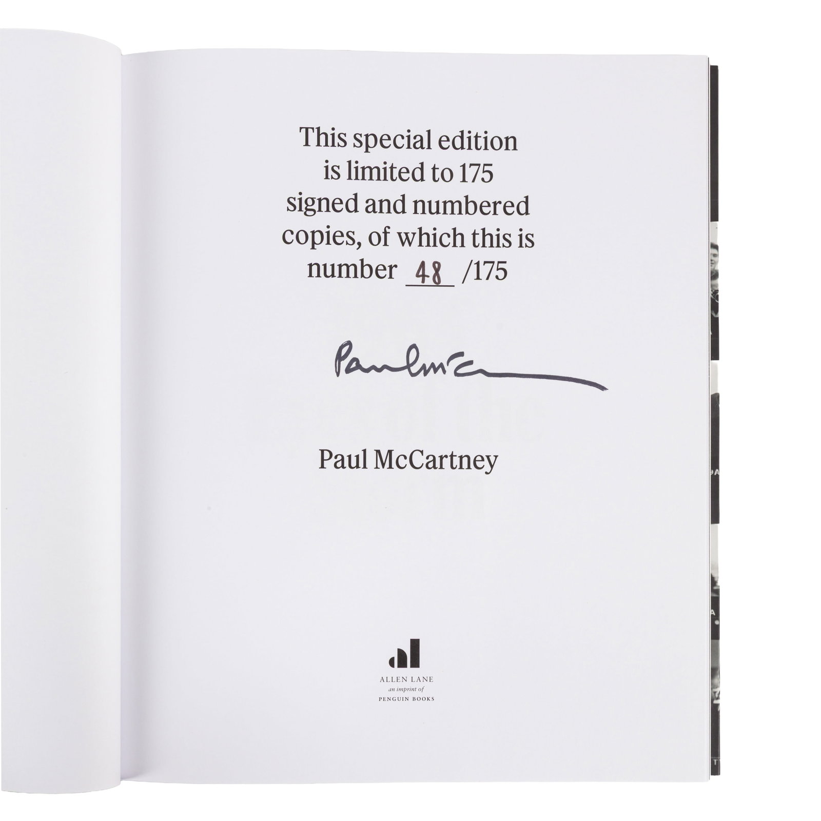 McCartney (Paul) 1964. Eyes of the Storm, First Limited Edition - 2