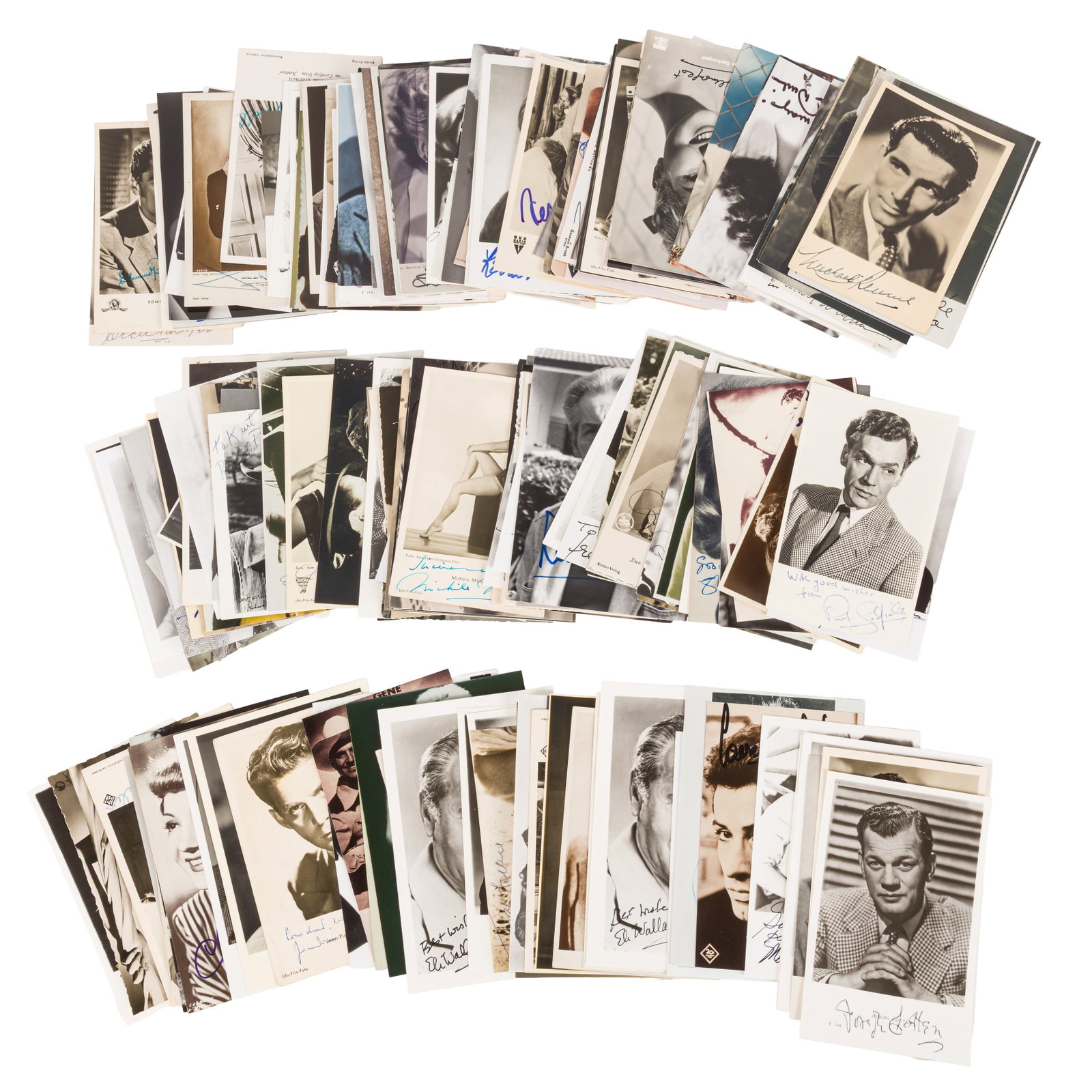 Photograph Collection.- Actors and Actresses Signed photographs - 3