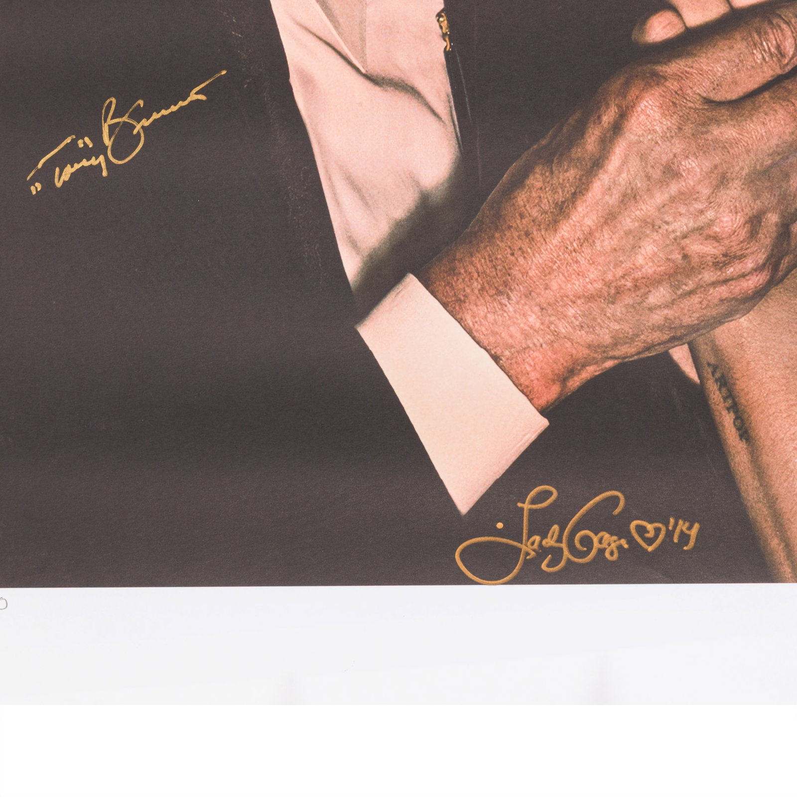 Lady Gaga & Tony Bennett Signed lithograph - 2