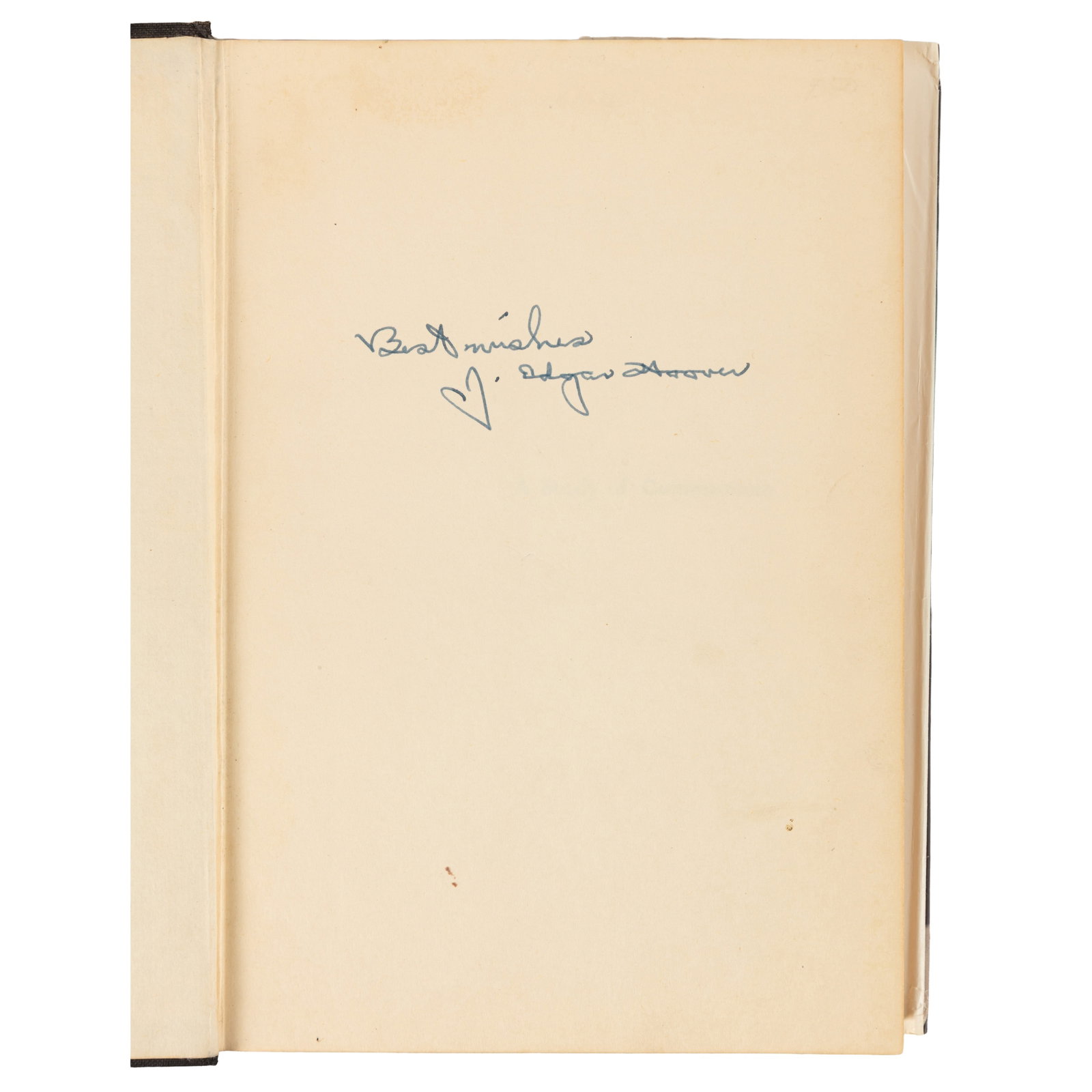 Hoover (J. Edgar) A Study of Communism, signed copy - 2