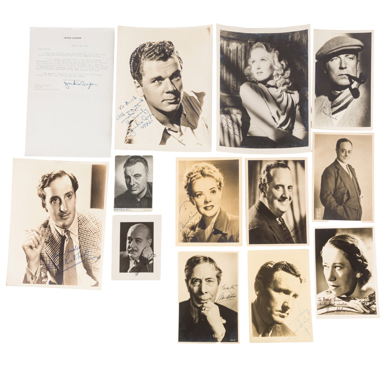 Autograph Collection.- Vintage Movie Stars c. 1940s - 4