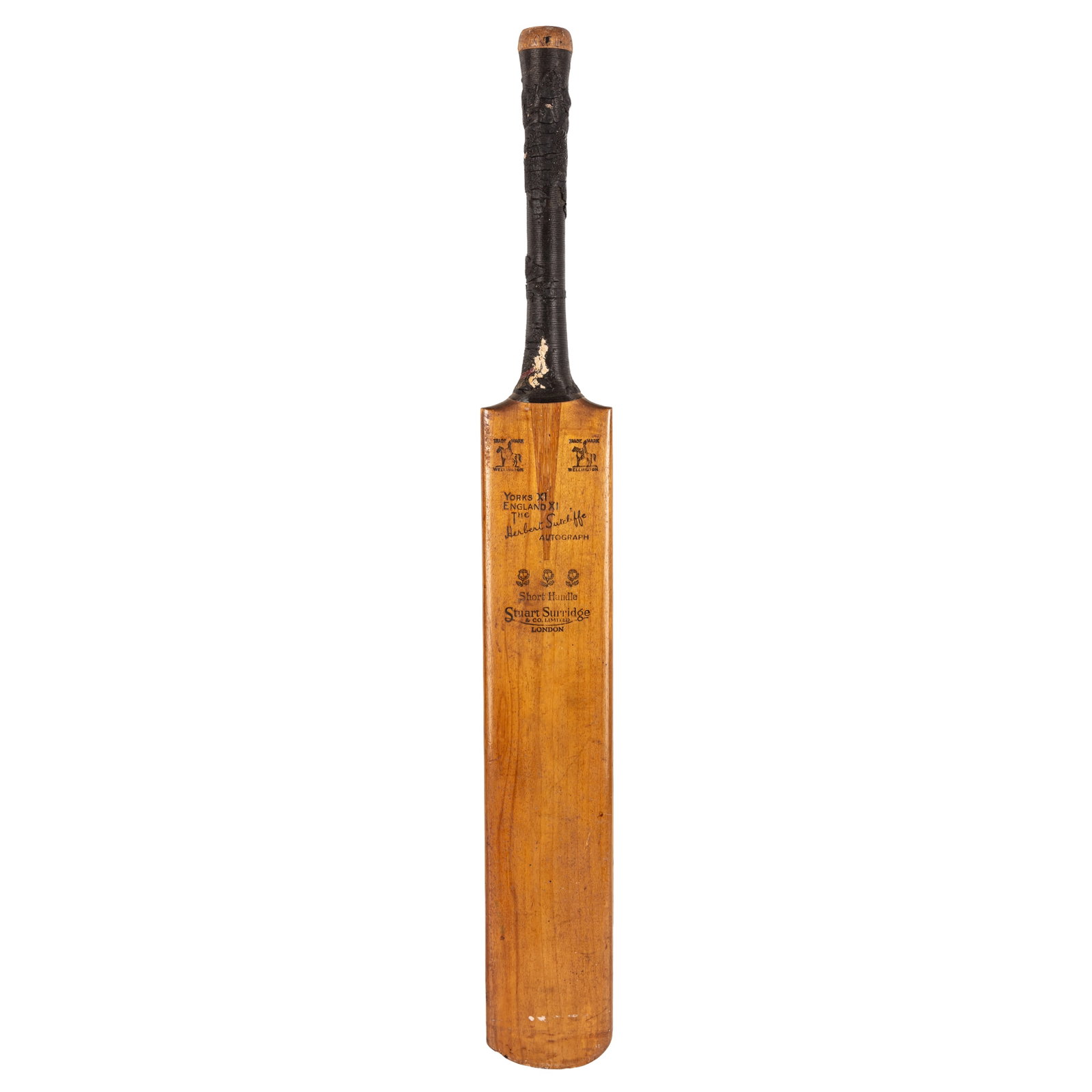Cricket Interest.-Signed Cricket Bat Incl. Don Bradman - 2