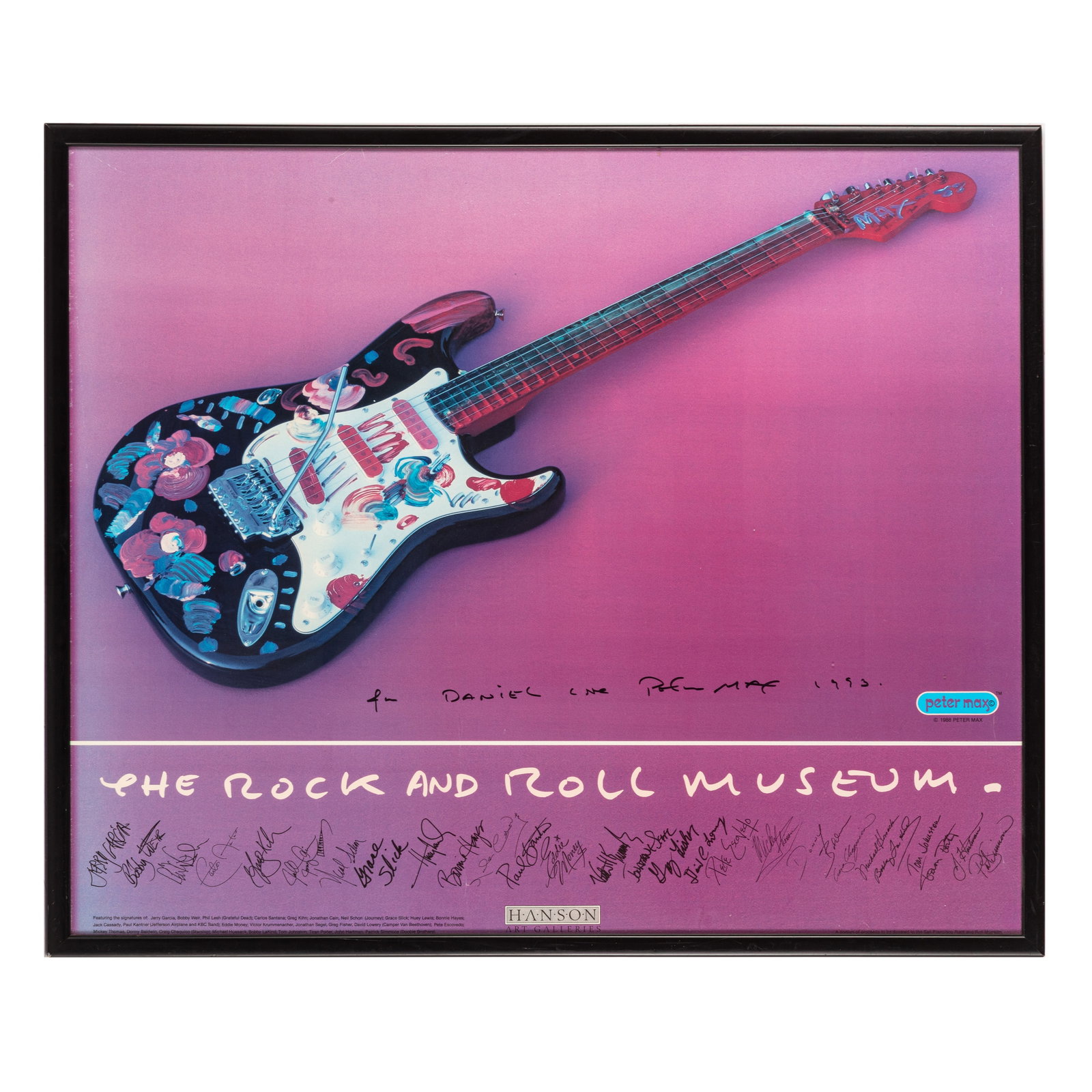 Max (Peter) Signed poster - 2