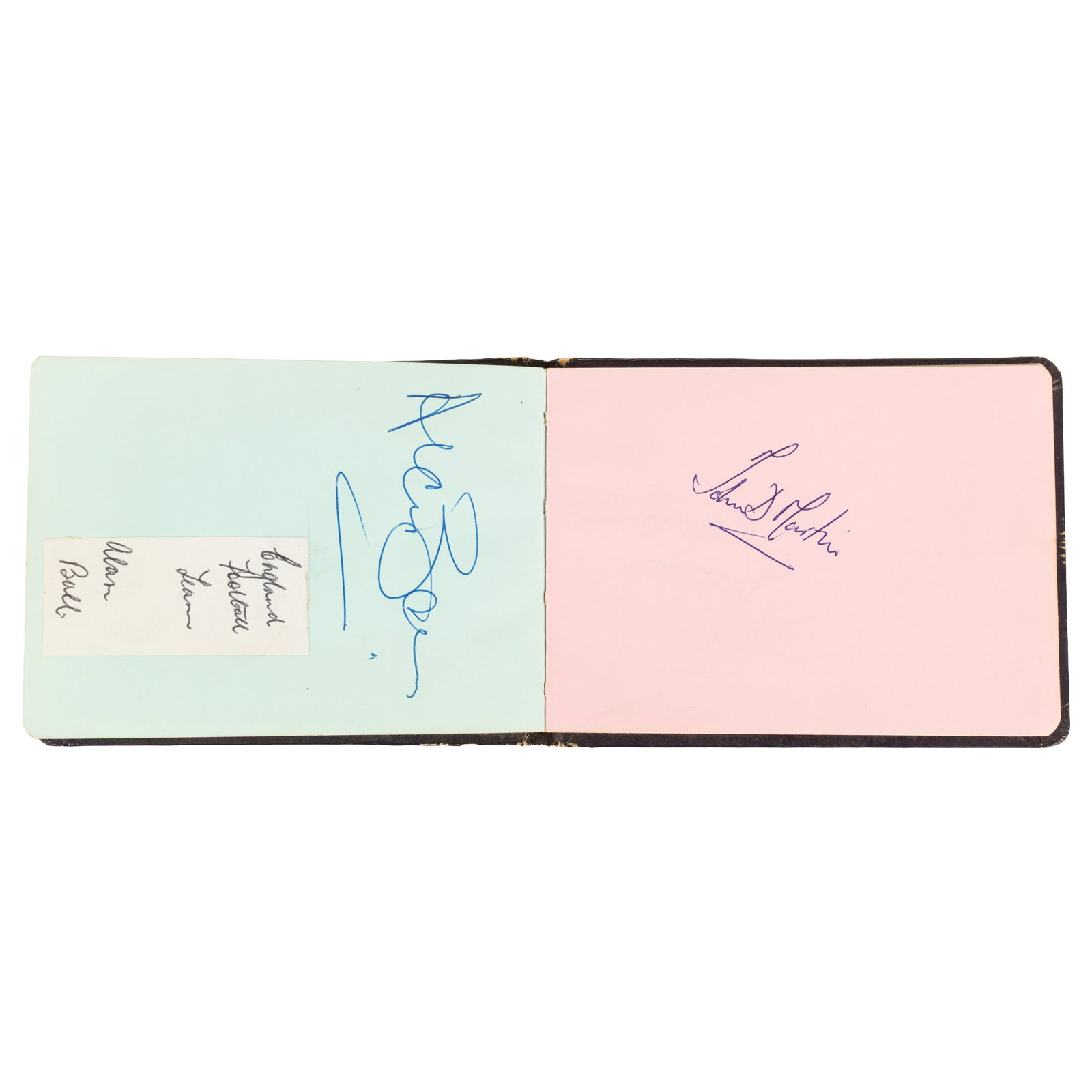 Autograph Album.- Incl. Bobby Moore c. 1960s - 2