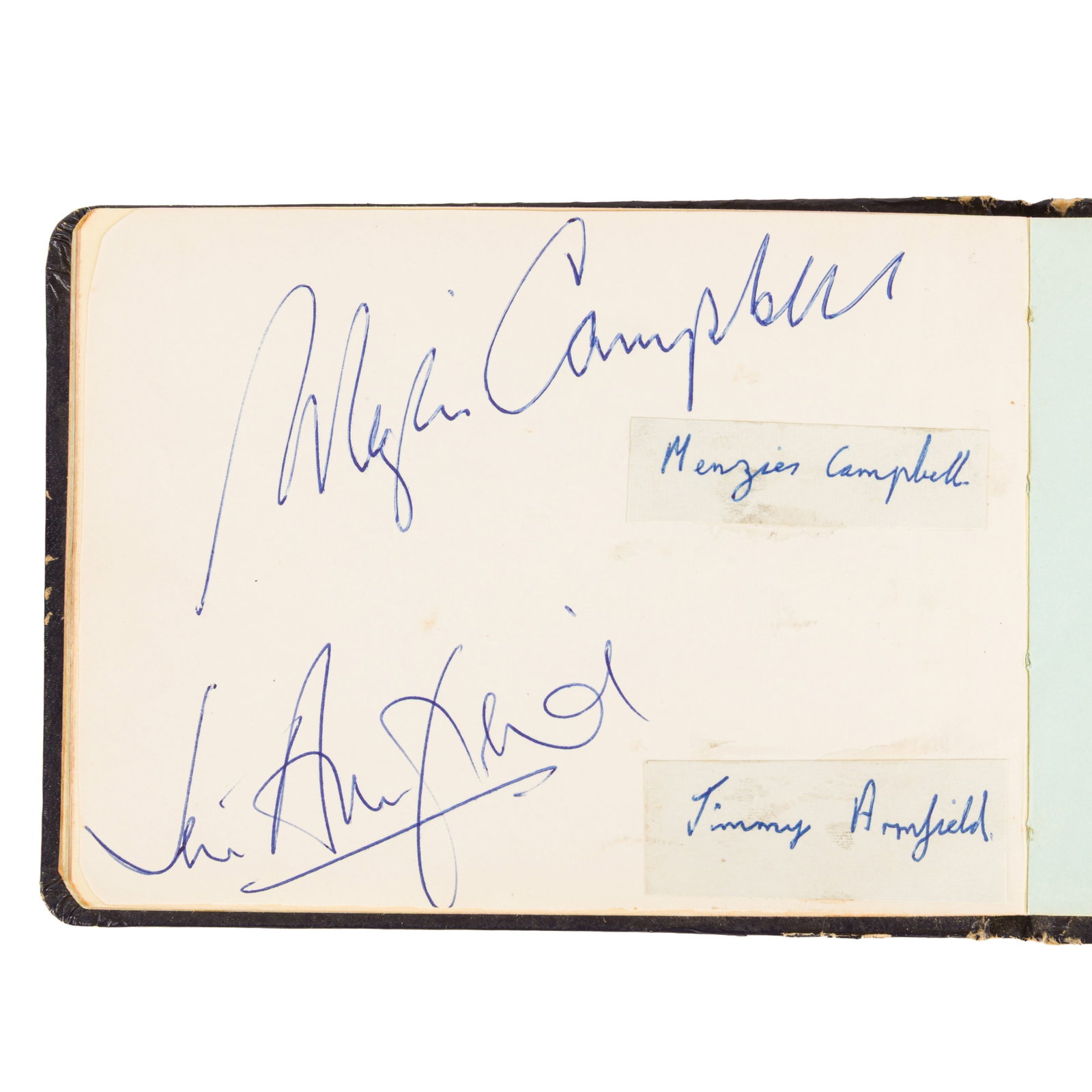 Autograph Album.- Incl. Bobby Moore c. 1960s - 6