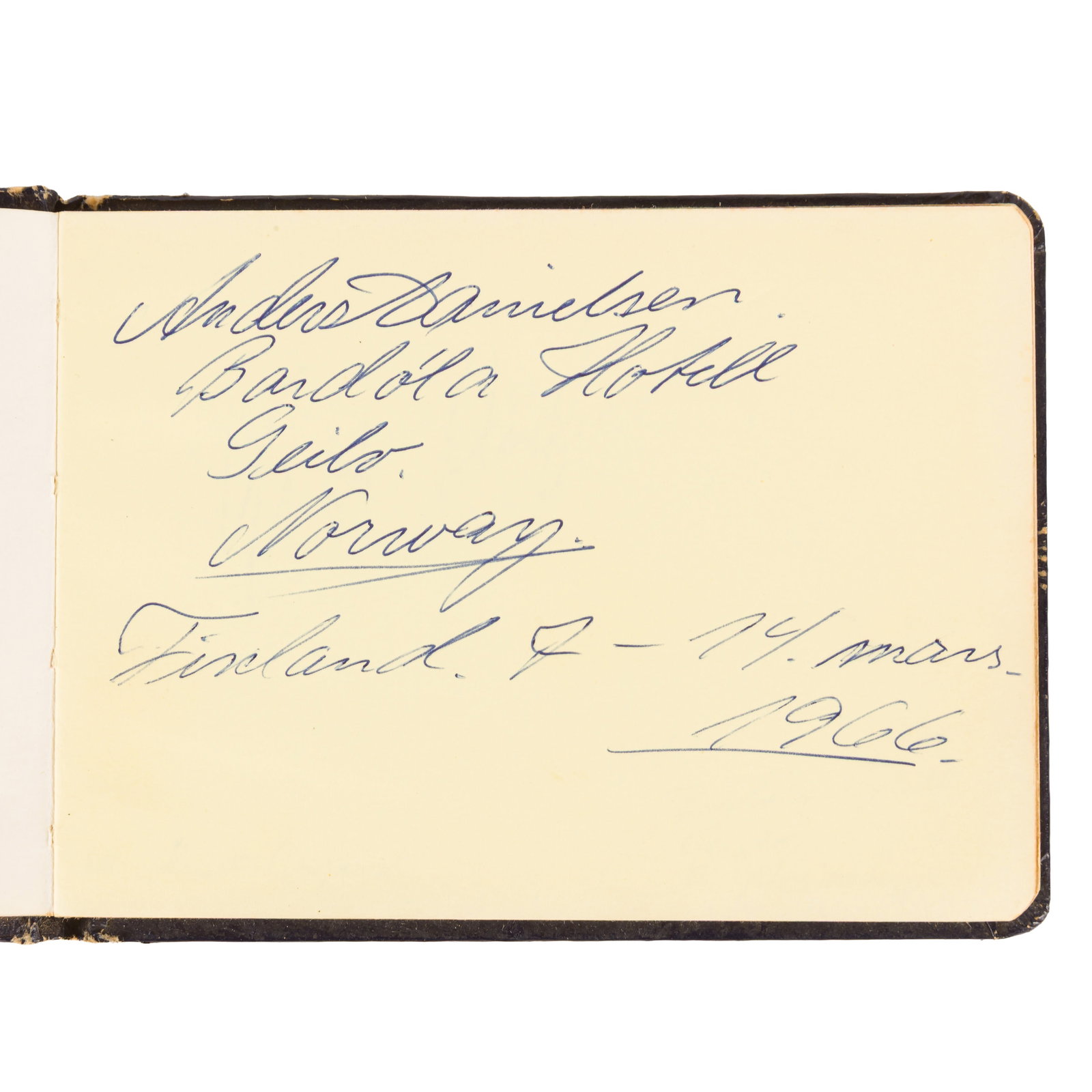 Autograph Album.- Incl. Bobby Moore c. 1960s - 7