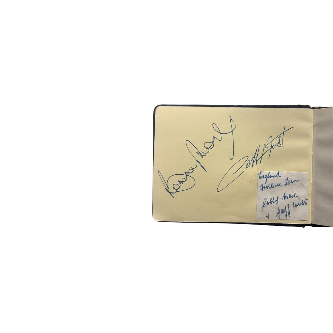 Autograph Album.- Incl. Bobby Moore c. 1960s - 9