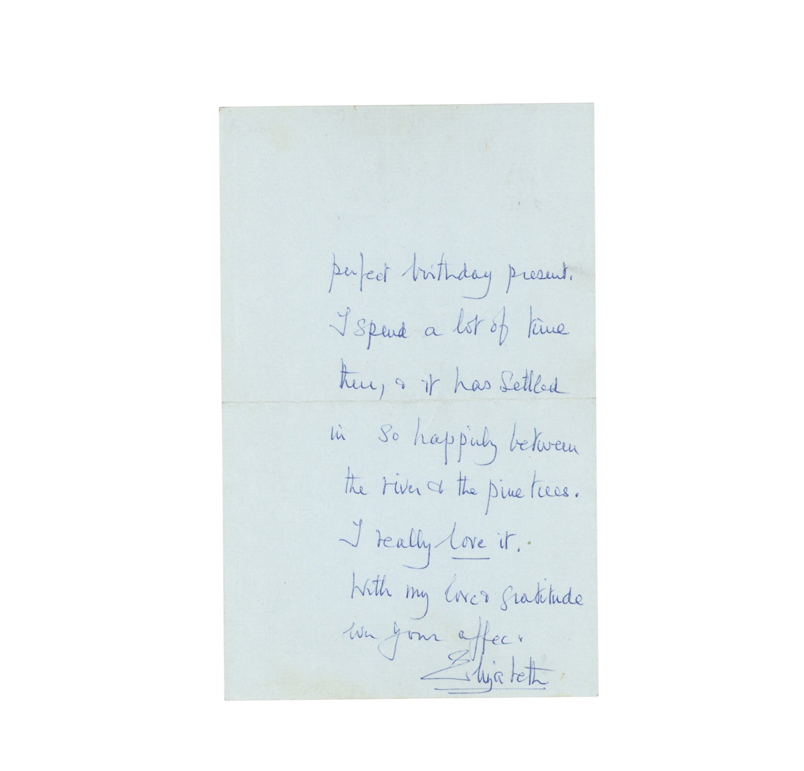 Elizabeth, The Queen Mother Autograph letter signed ("Elizabeth") - 2