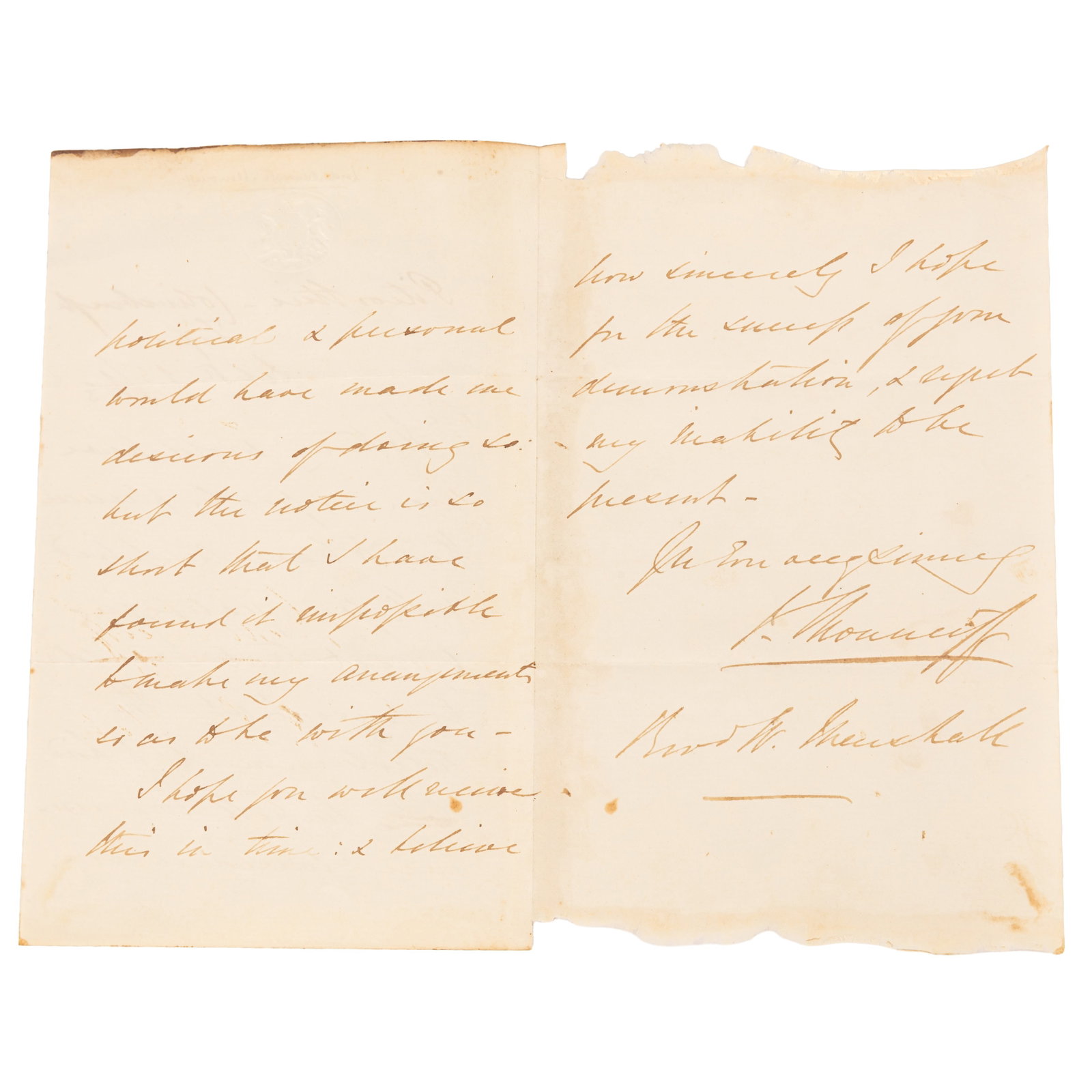 Autograph Collection.- Miscellaneous Signed letters and photographs - 4