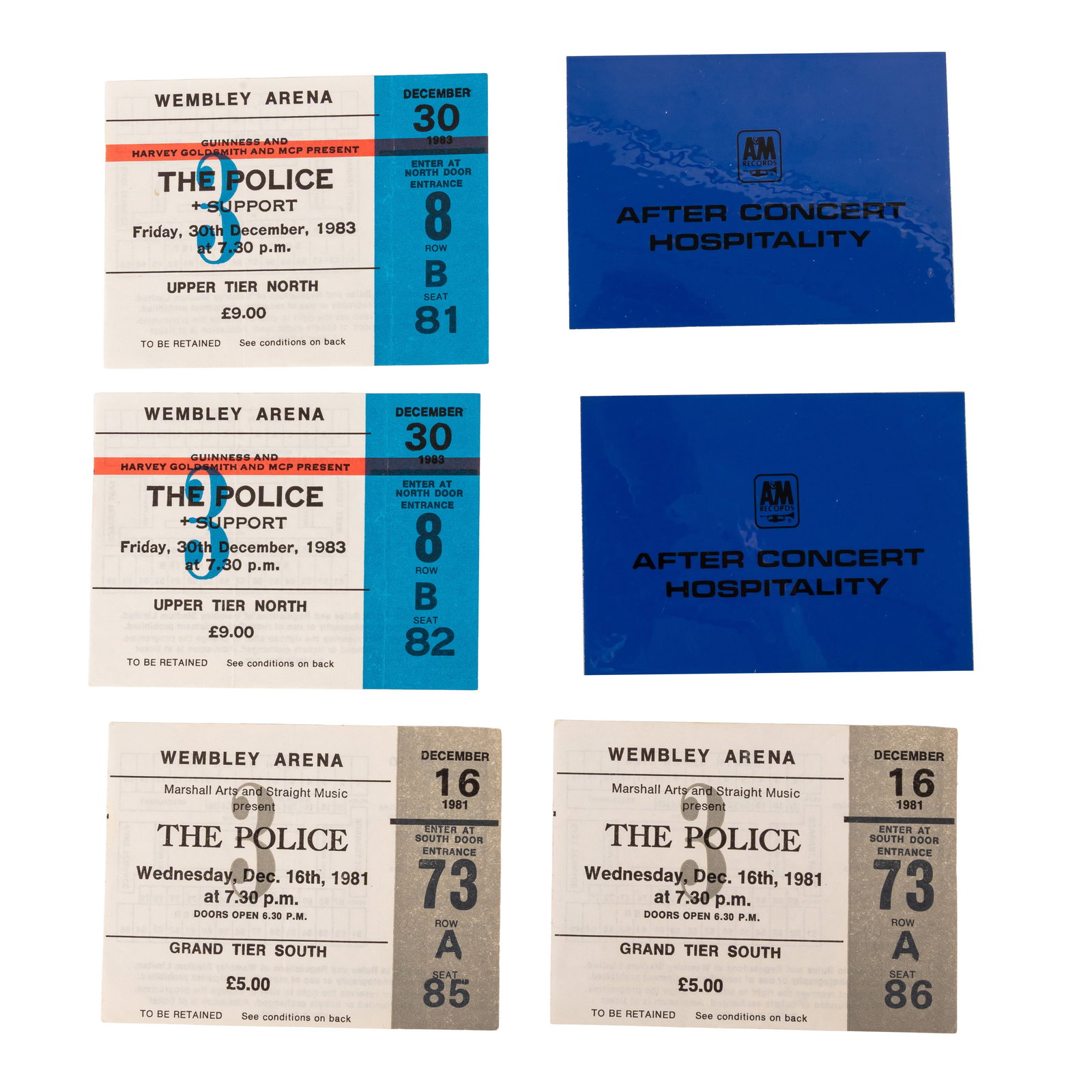 The Police Signed programme and ephemera - 2