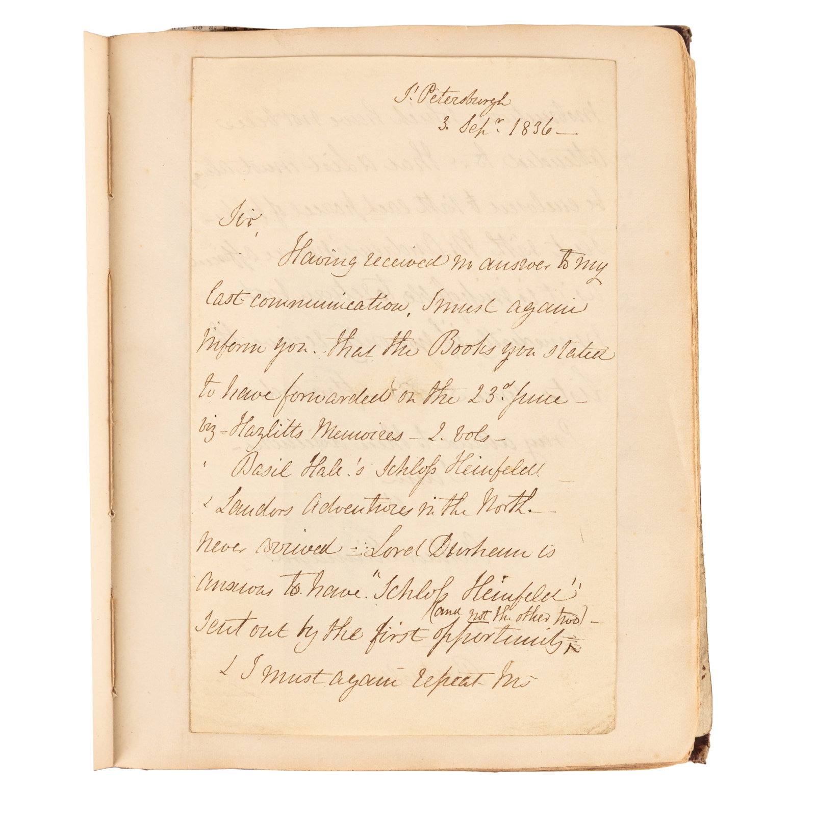 Autograph Album.- Peers 19th century - 3