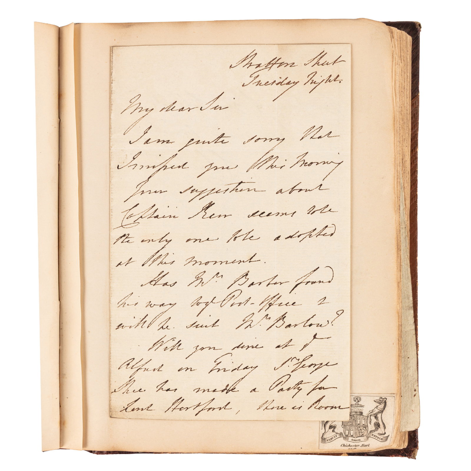 Autograph Album.- Peers 19th century - 4