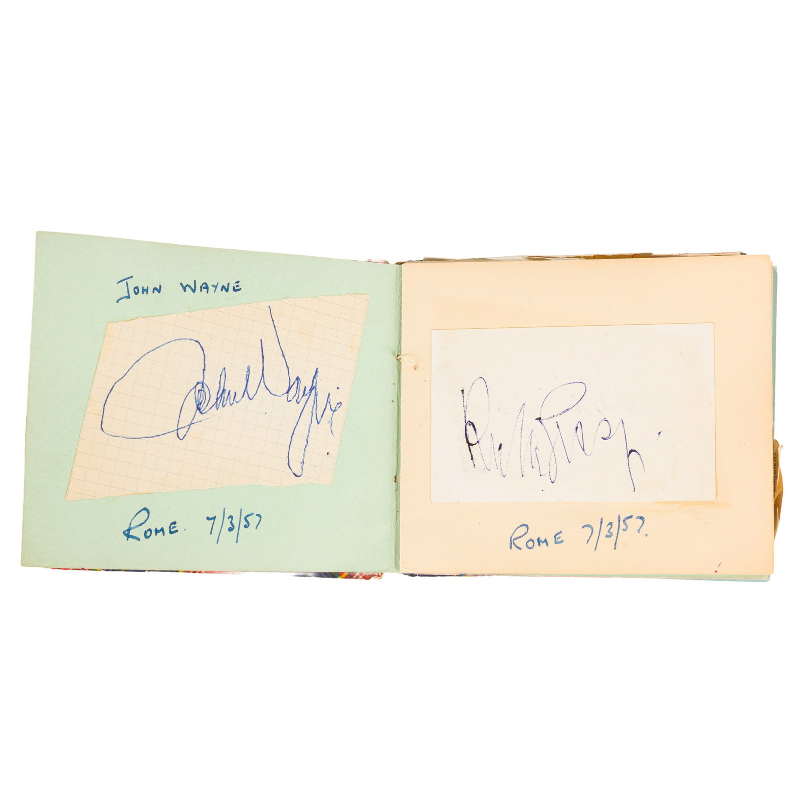 Autograph Album.- Actors & Entertainers c. 1950s - 2