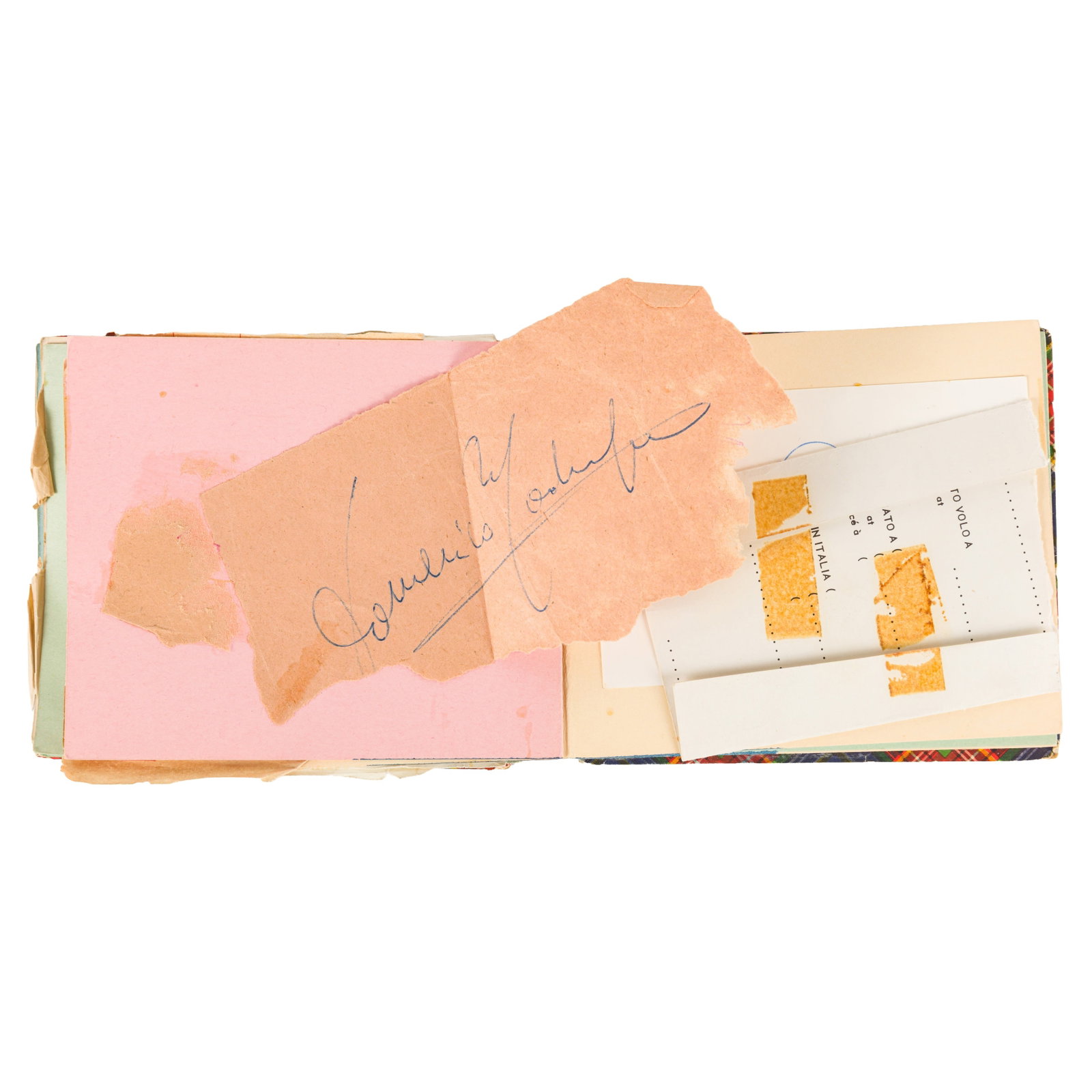 Autograph Album.- Actors & Entertainers c. 1950s - 3