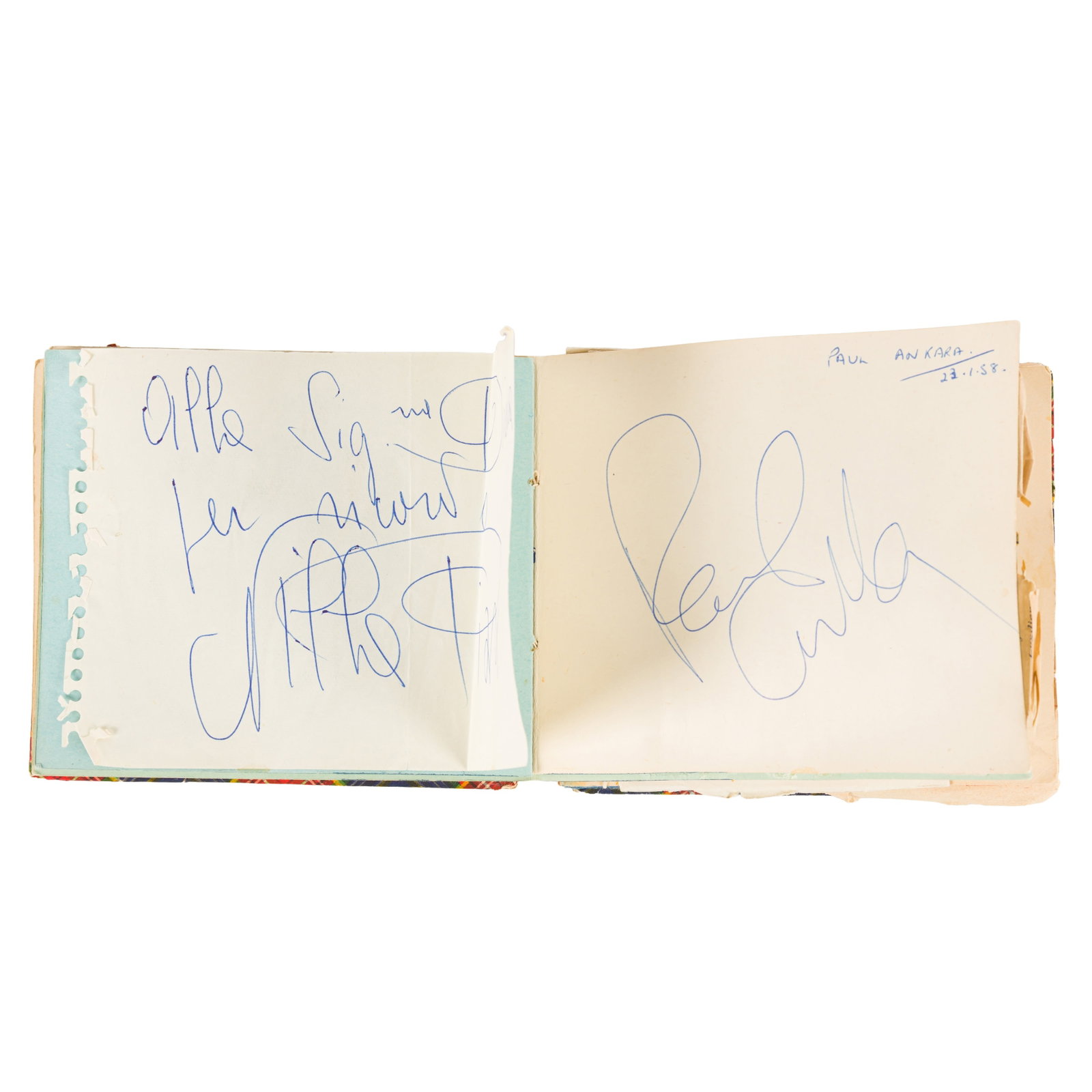 Autograph Album.- Actors & Entertainers c. 1950s - 4