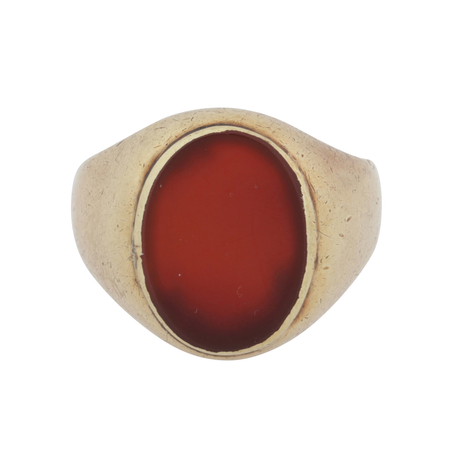 A sardonyx ring Yellow metal (1 of 3)