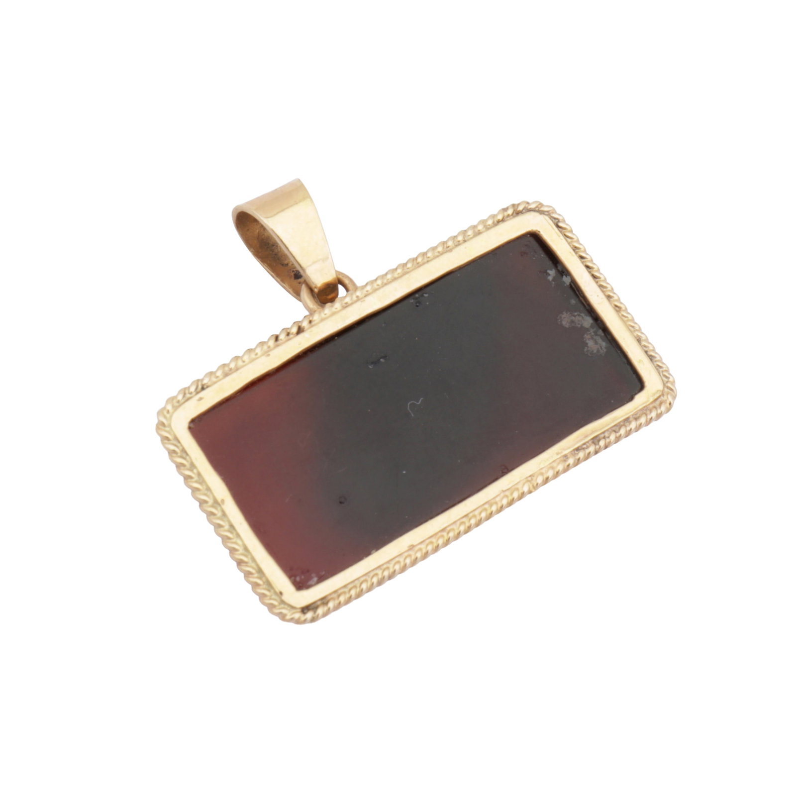A sardonyx pendant Yellow metal - 3