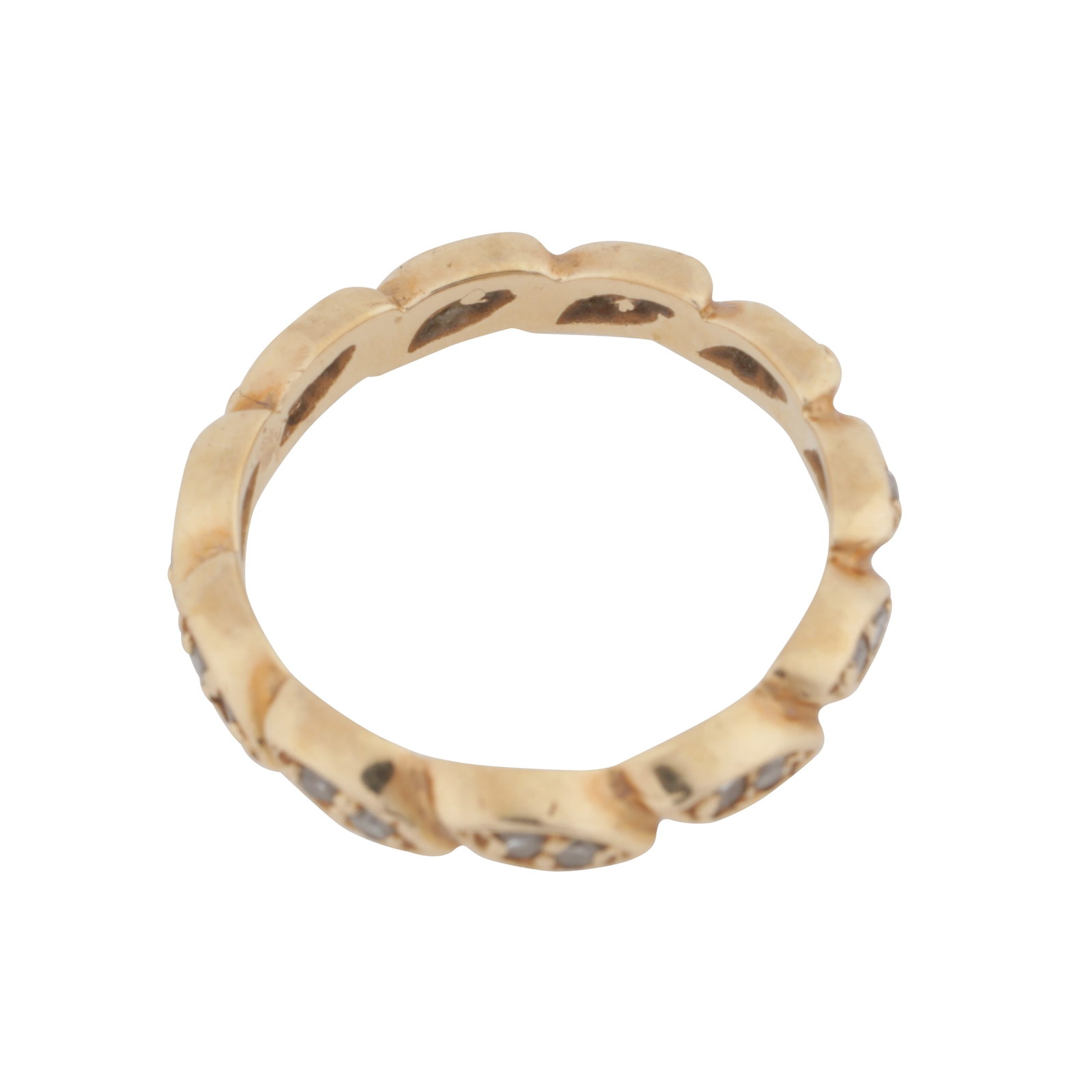 A diamond ring Yellow metal - 2