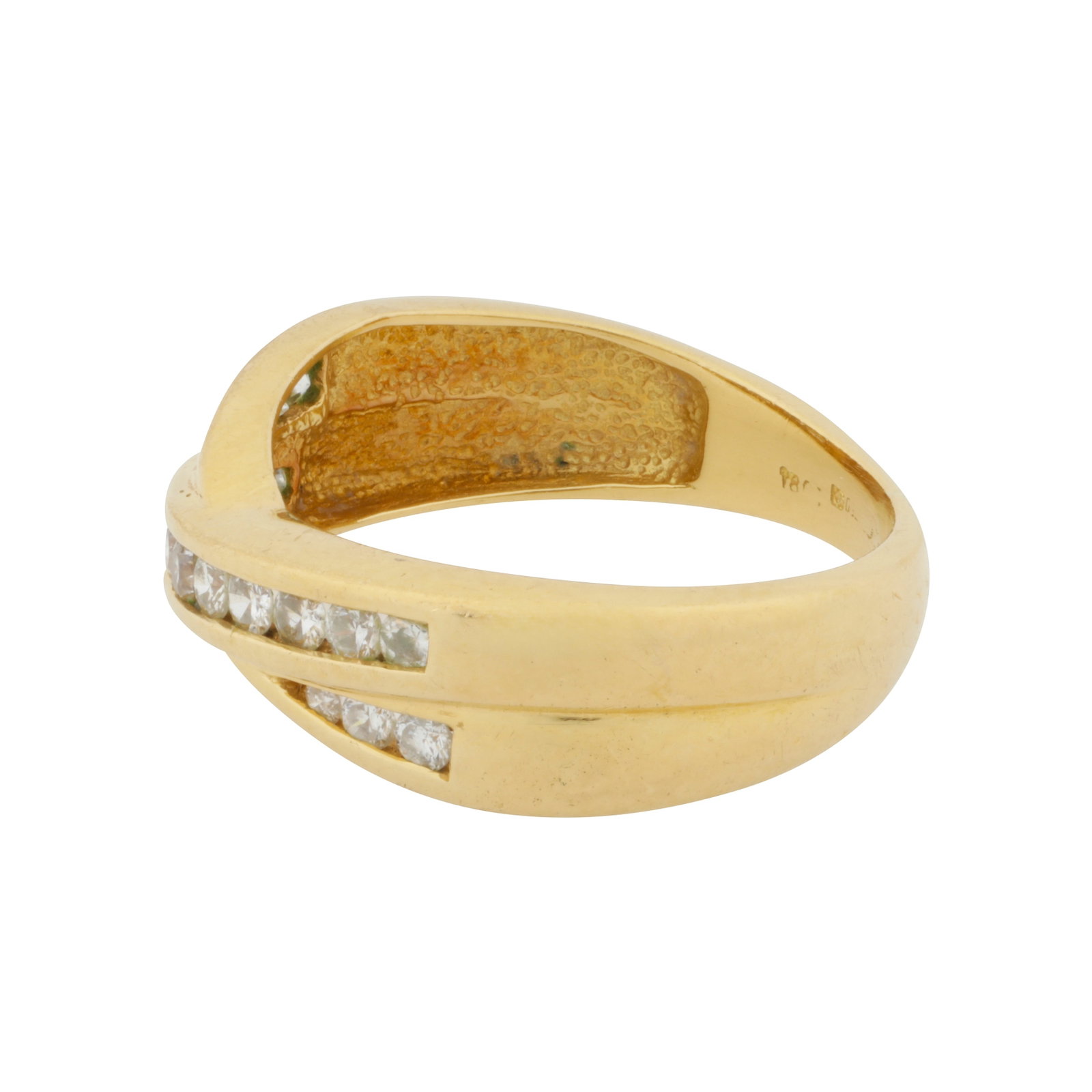 A diamond ring Yellow metal - 3