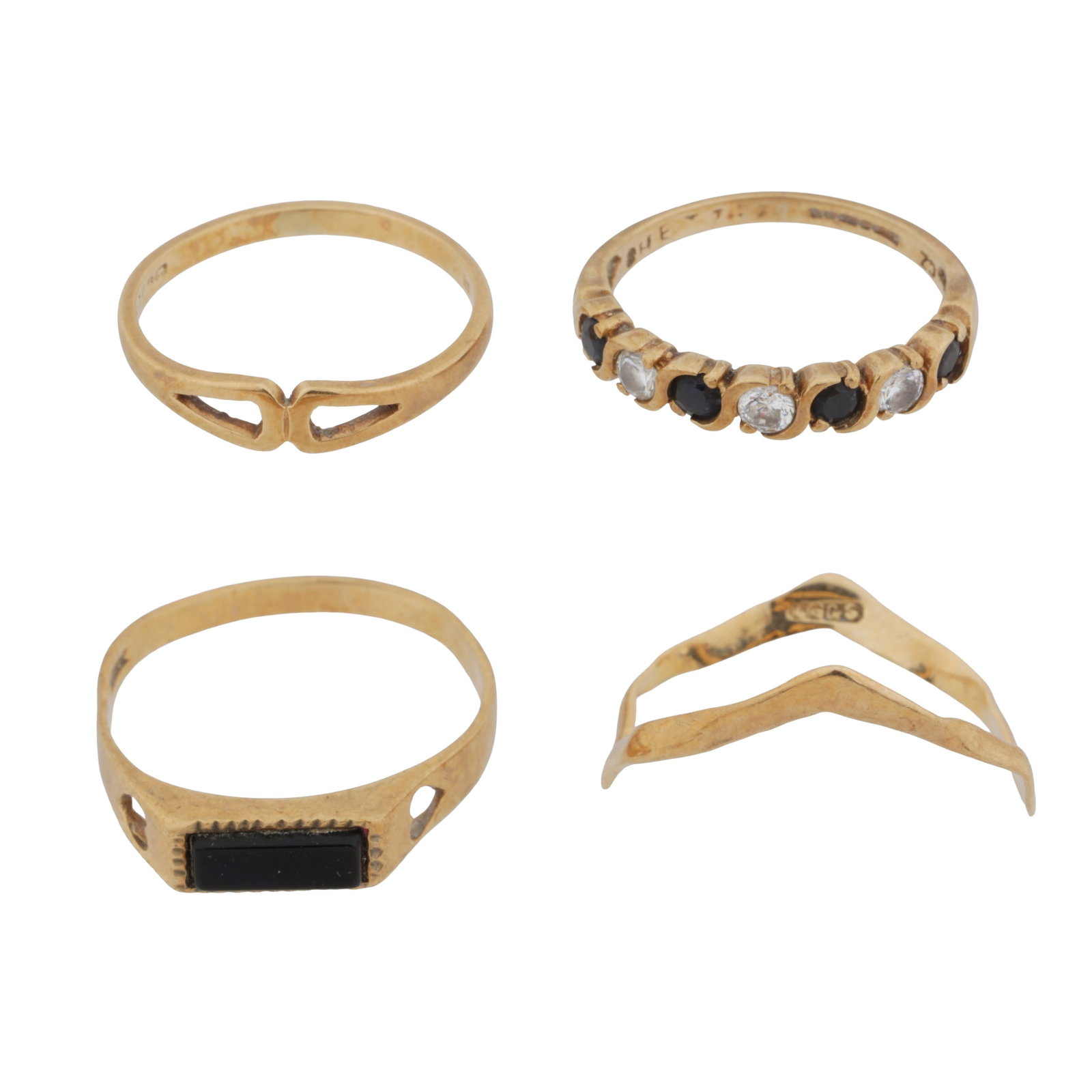 A group of jewellery Yellow metal - 2