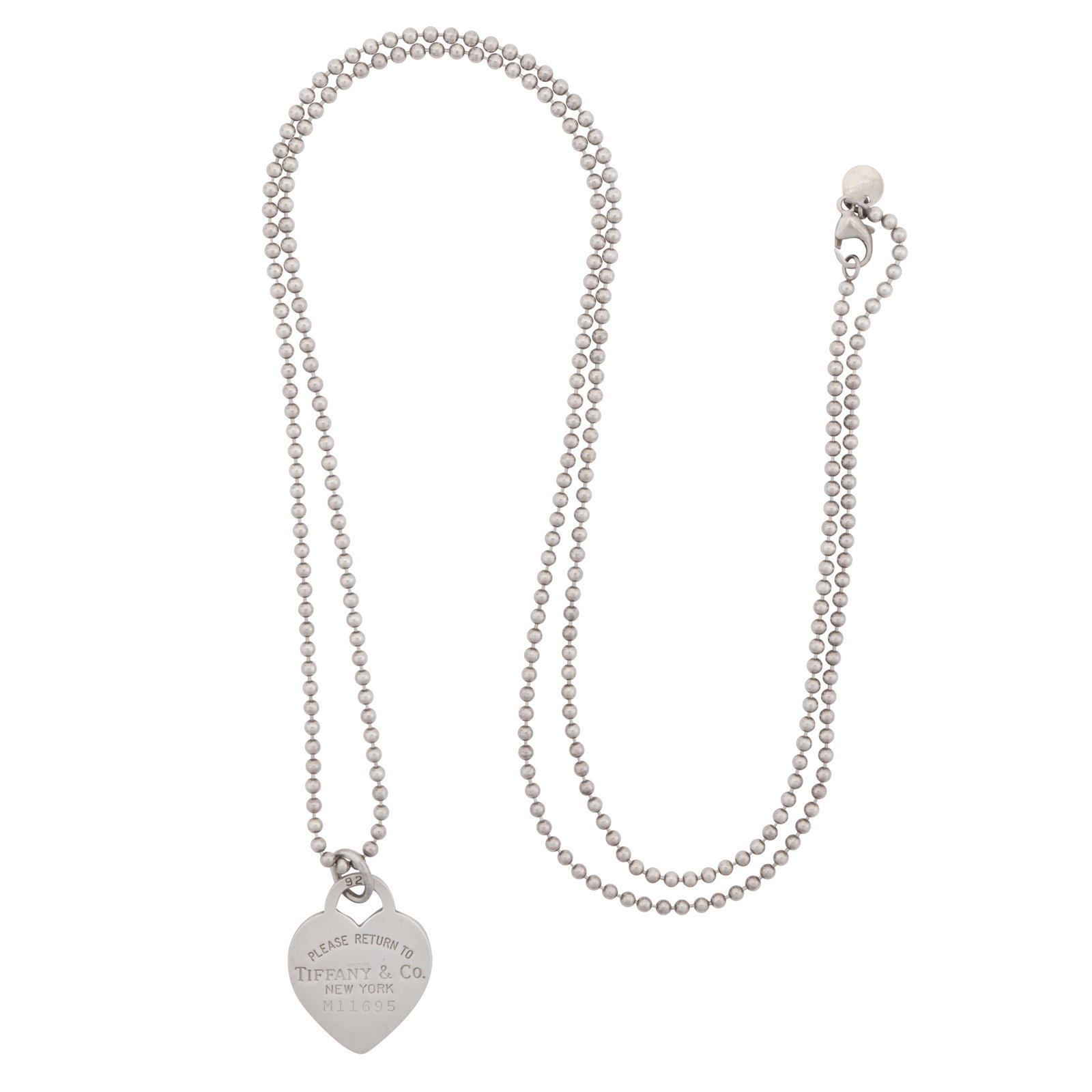 Tiffany & Co, Ι A 'Return to Tiffany' heart necklace Silver - 2