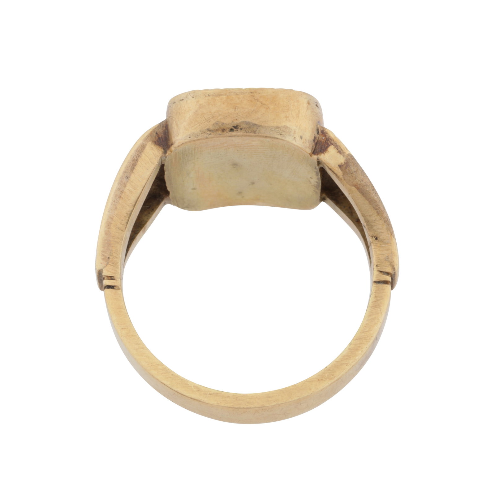 A signet ring Yellow metal - 3