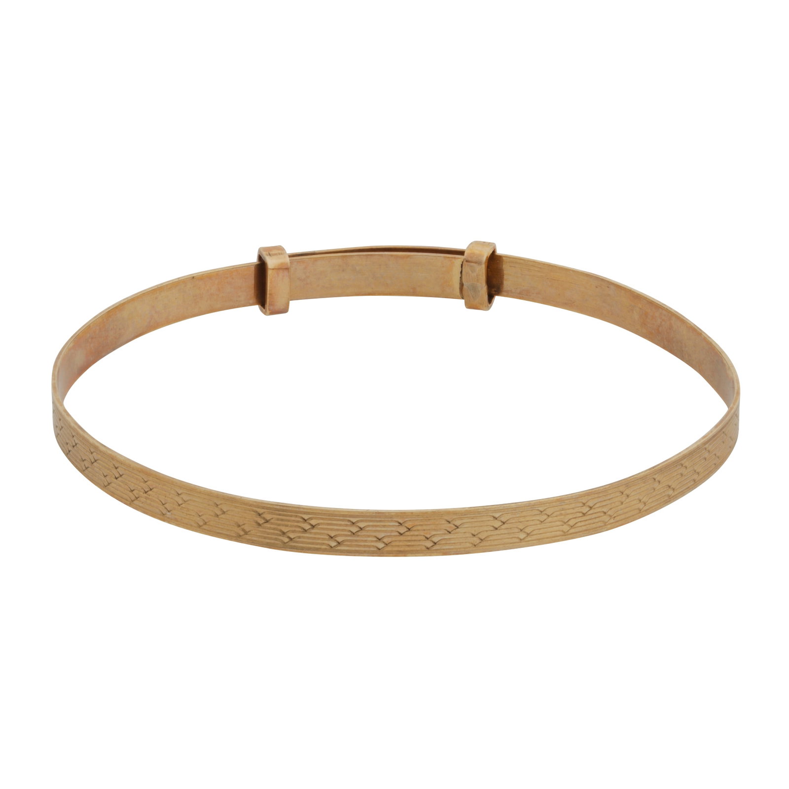 Two matching bangles 9ct yellow gold - 3