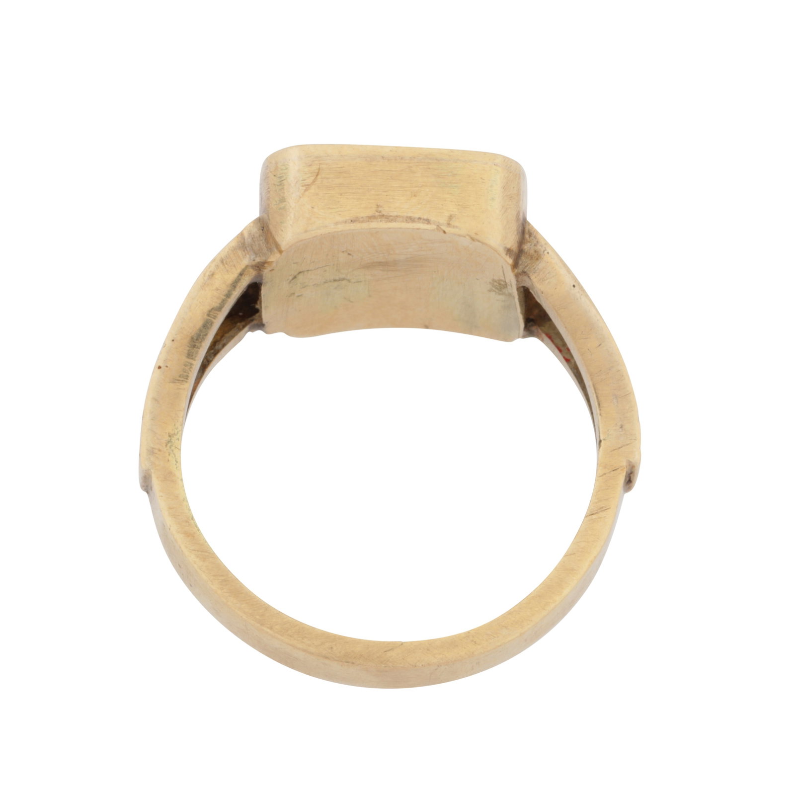 A signet ring Yellow metal - 3