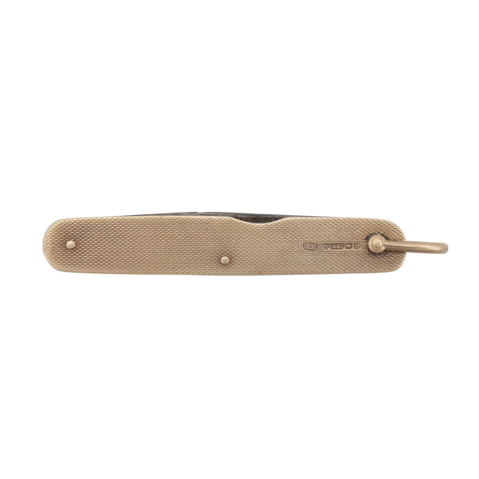 A 9ct gold pen knife - 2