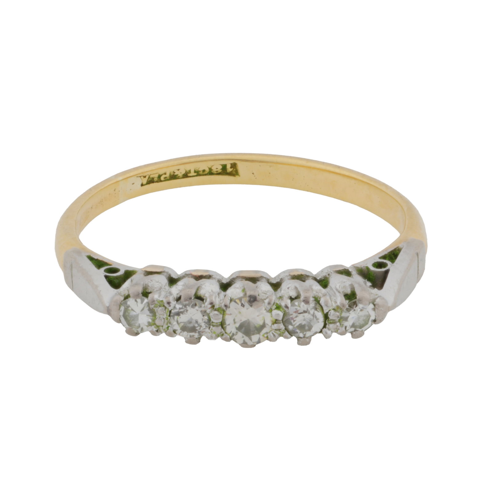 A five-stone diamond ring (1 of 3)