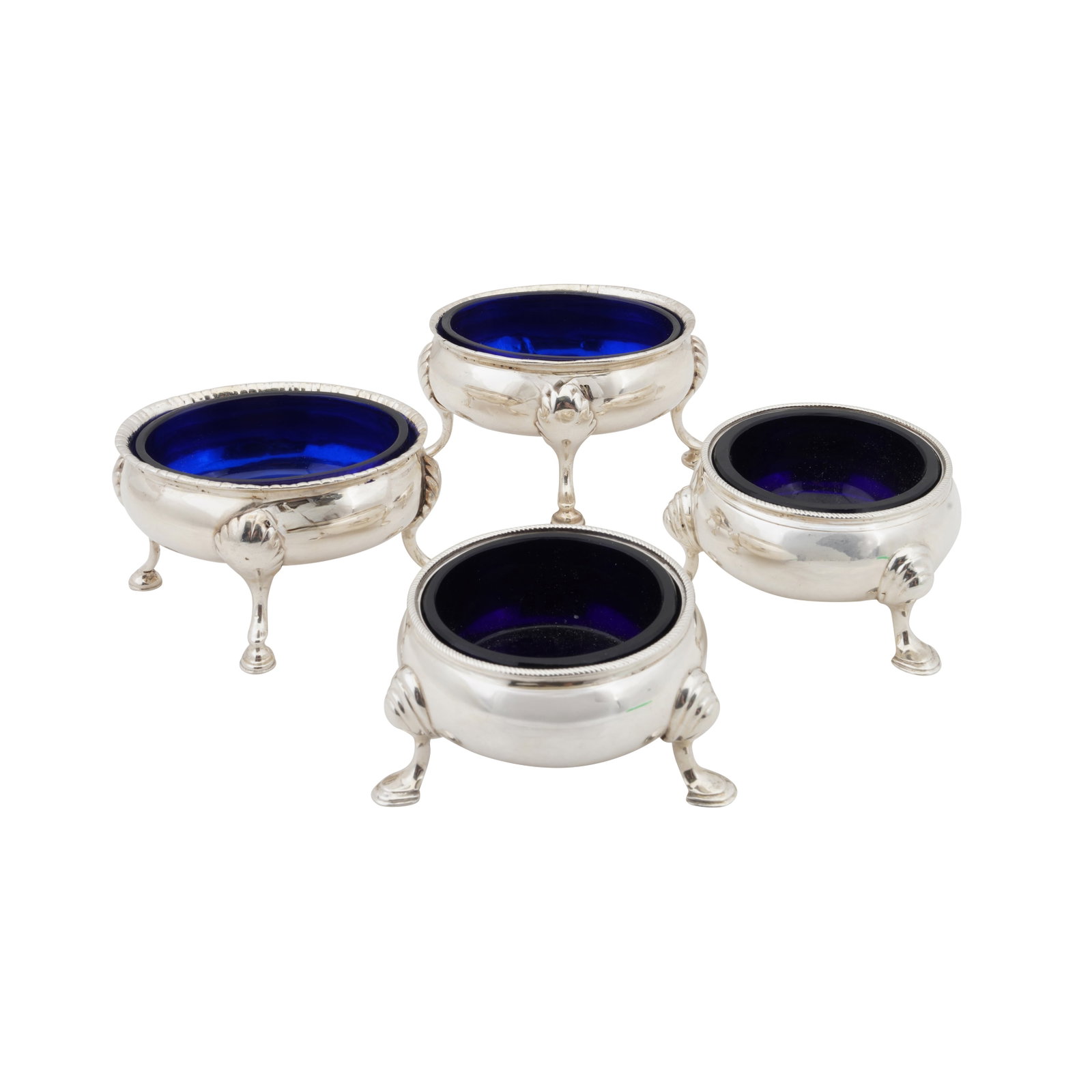 London 1771 probably by William Skeen A pair of George III sterling silver salts (1 of 1)