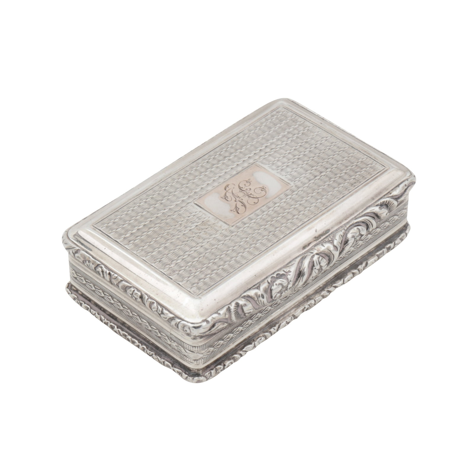 Birmingham 1821 by Thomas Newbold A George III sterling silver snuff box (1 of 2)