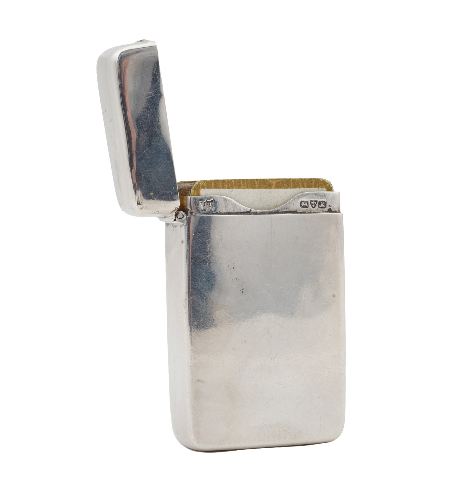 Chester 1901 by James Deakin and Sons An Edwardian sterling silver miniature domino card game case - 2