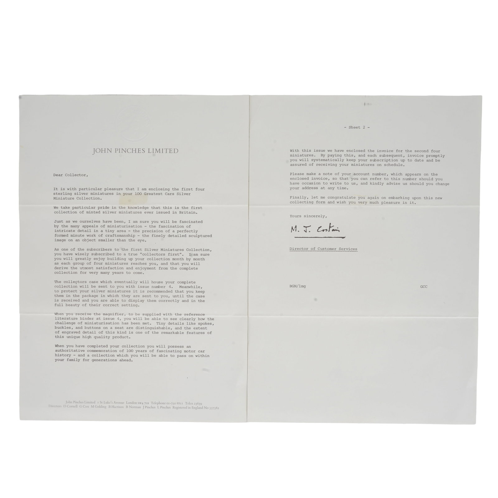 Birmingham 1992 by Theo Fabergé An Elizabeth II parcel gilt sterling silver fitted painted glas - 4