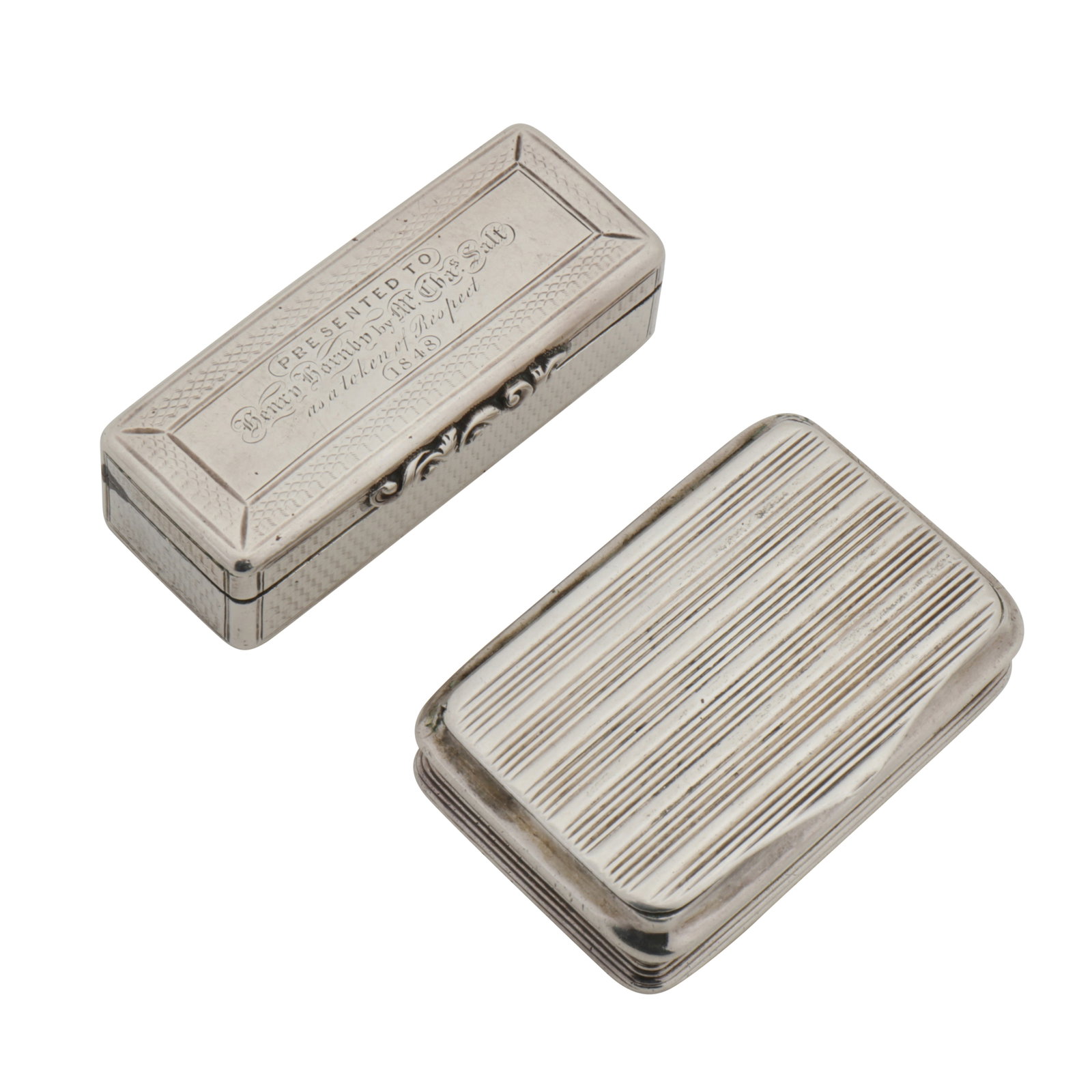 Birmingham 1835 by Edward Smith A William IV sterling silver snuff box (1 of 1)