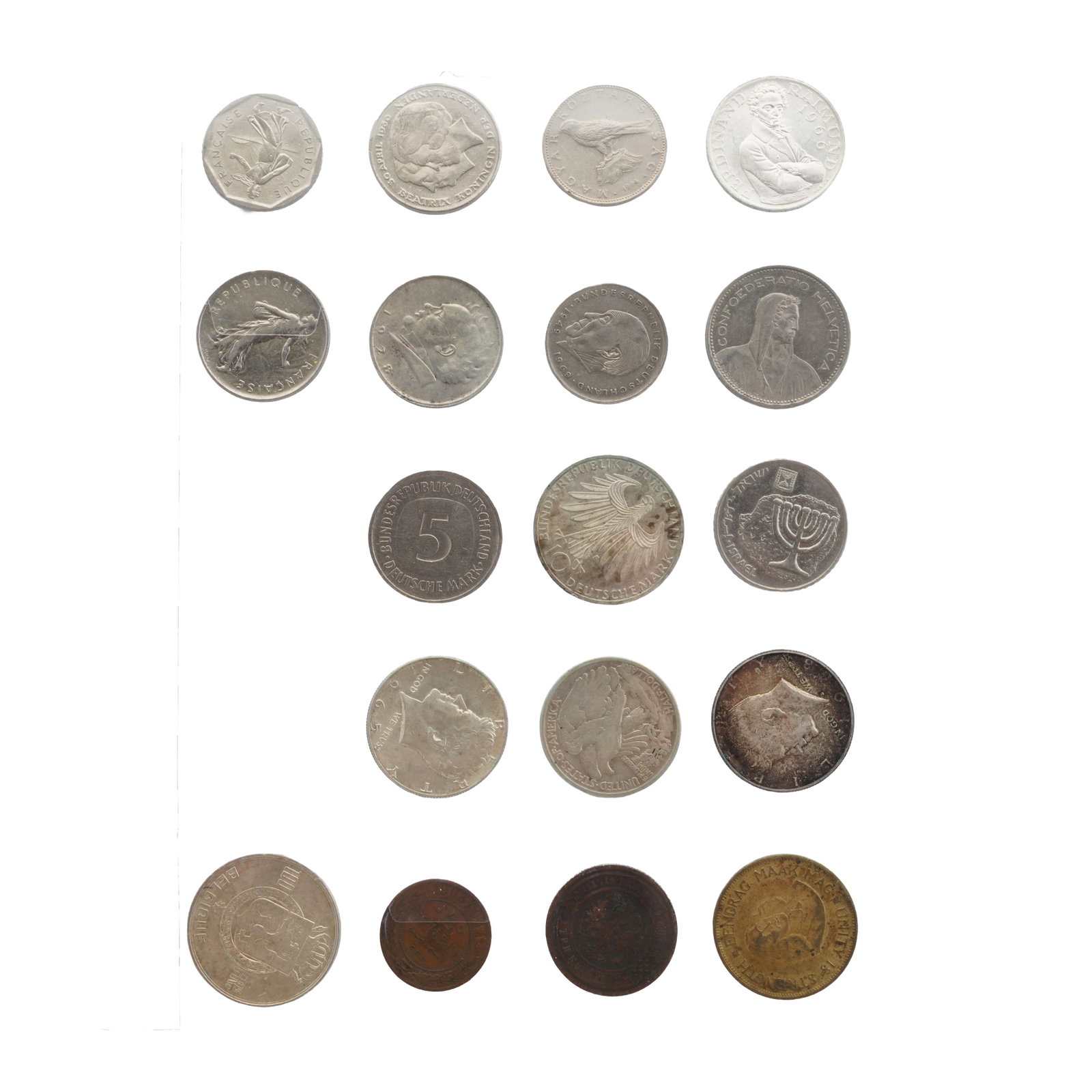 A large folder of coins to include silver examples.: A large folder of coins to include silver examples. The folder to include an 1890 Crown, 1844 Crown, 1887 Crown, 1897 Half Crown, 1937 Crown, 1797 Cartwheel two pence, Edward Duke Of York 1972