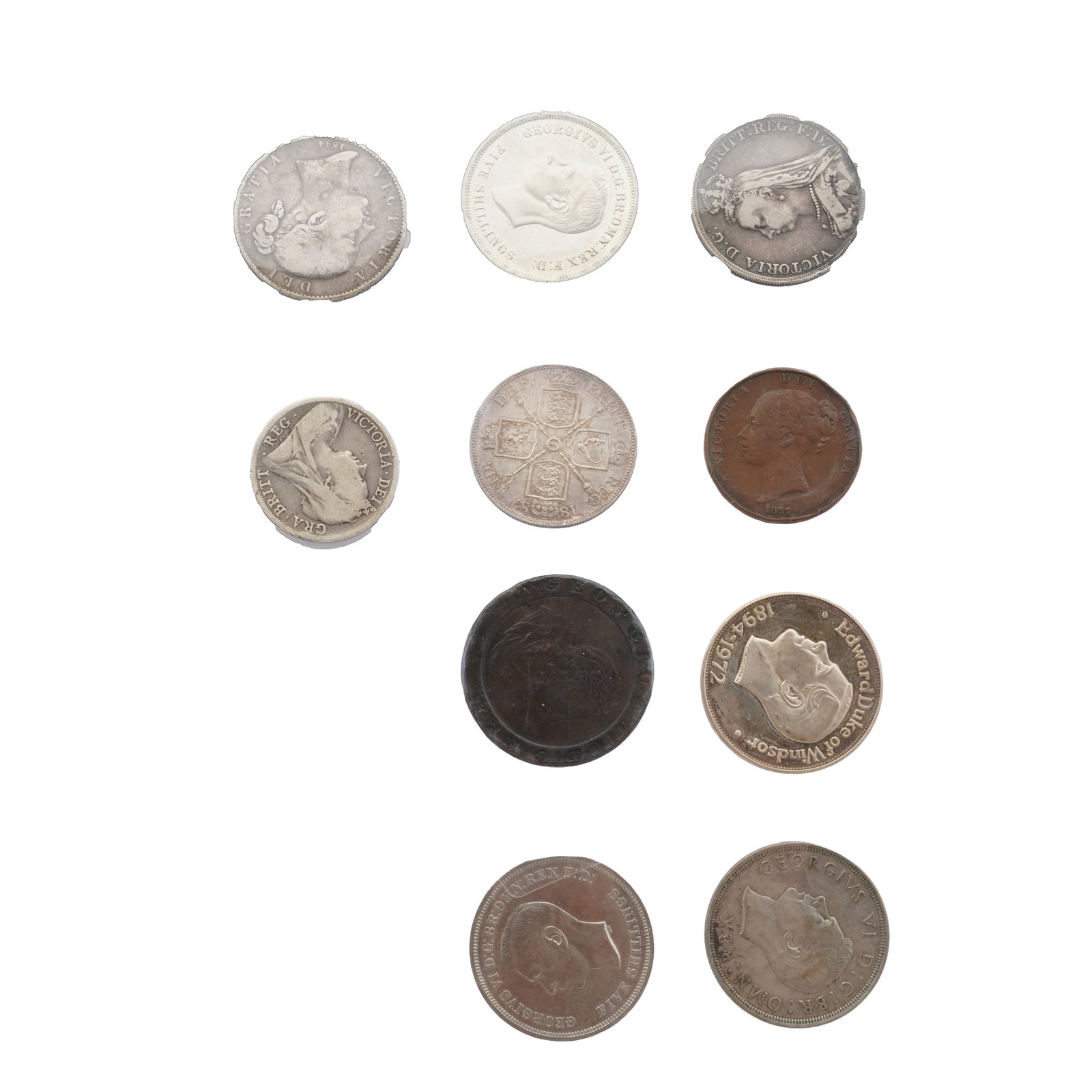 A large folder of coins to include silver examples. - 20