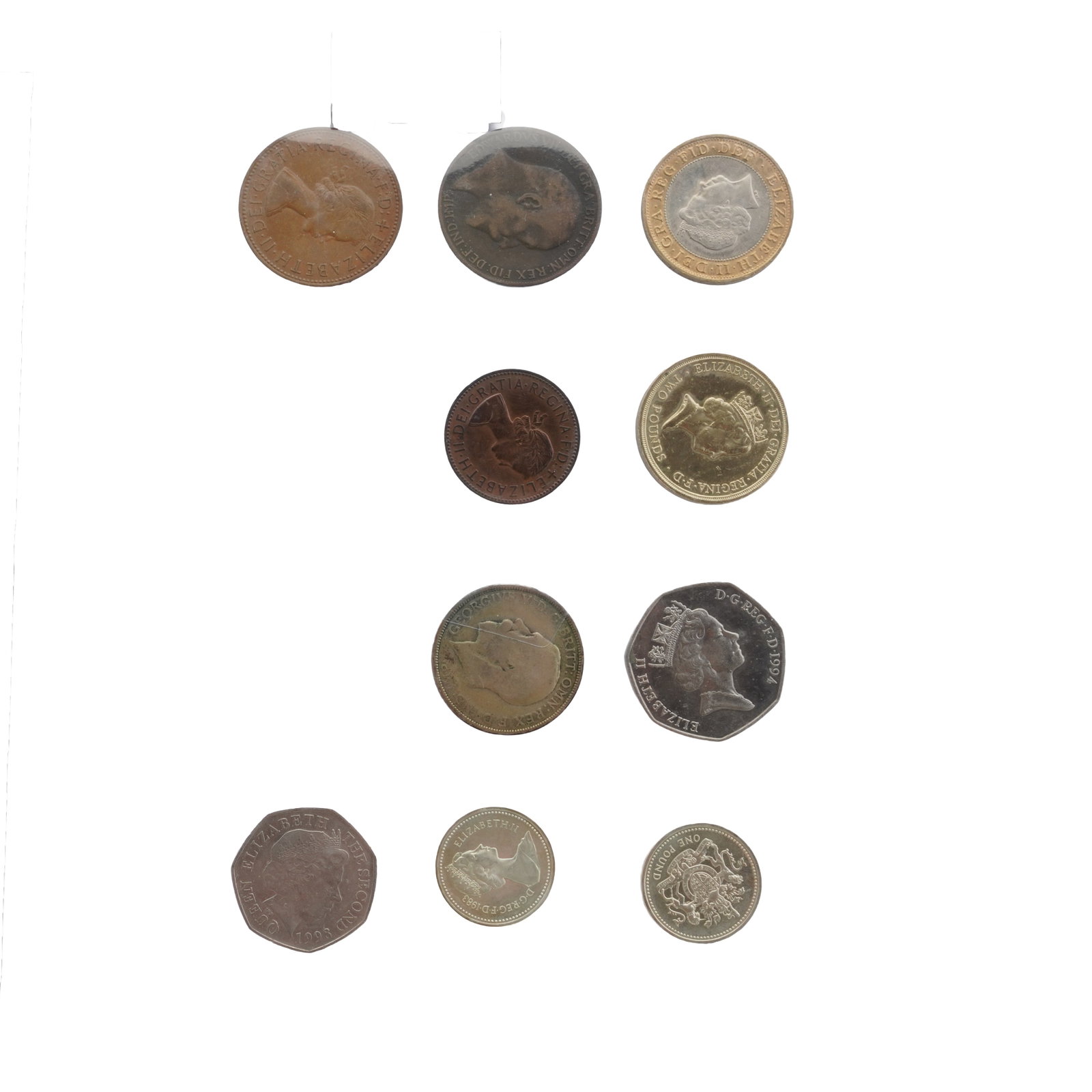 A large folder of coins to include silver examples. - 4