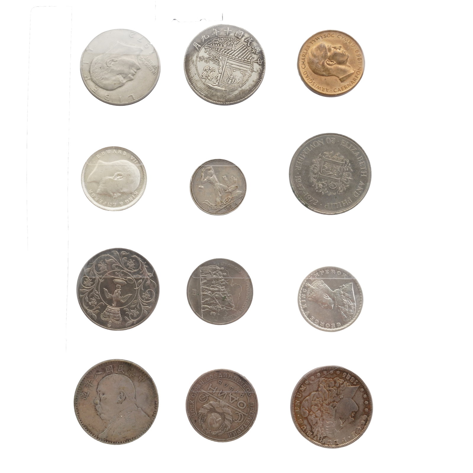 A large folder of coins to include silver examples. - 6