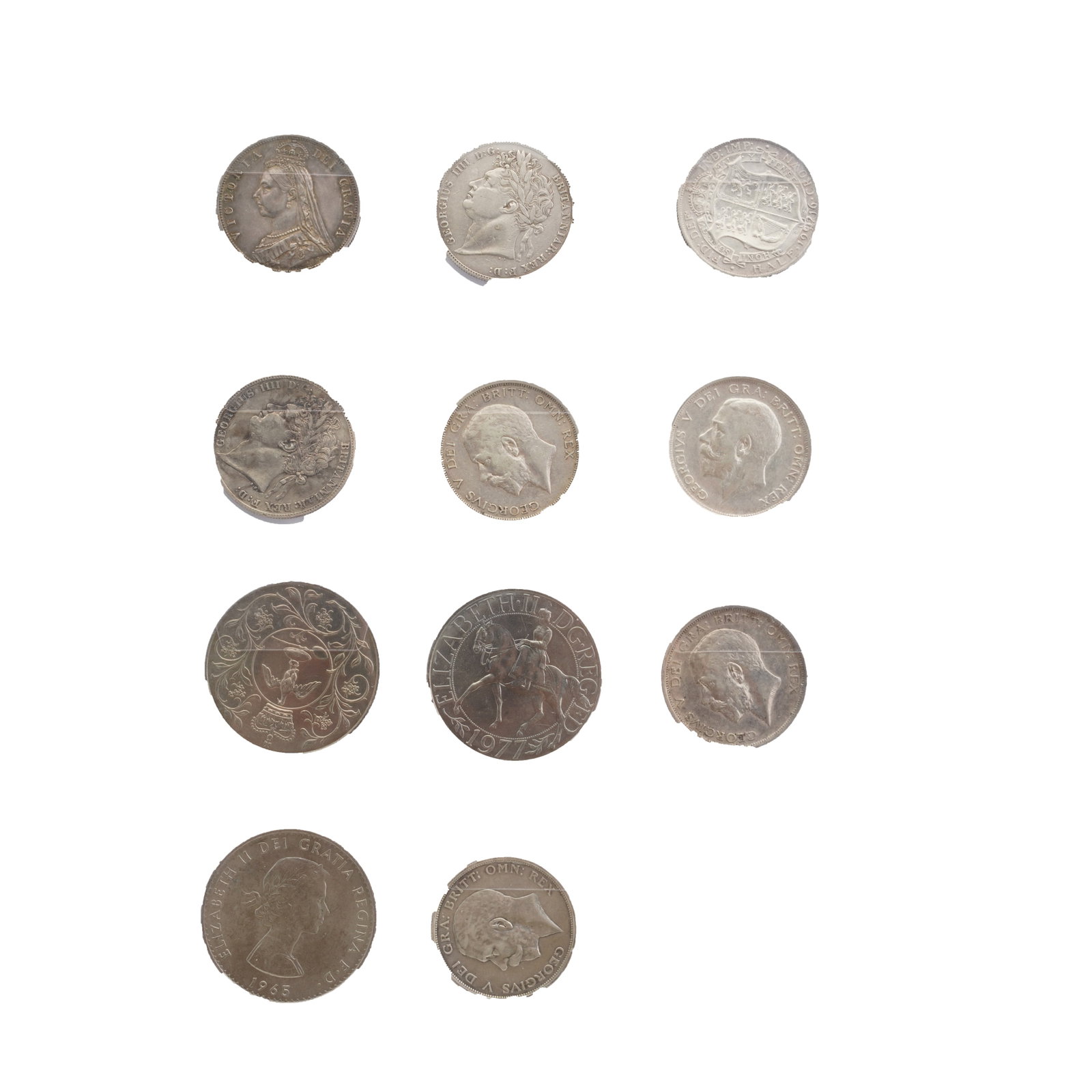 A large folder of coins to include silver examples. - 8