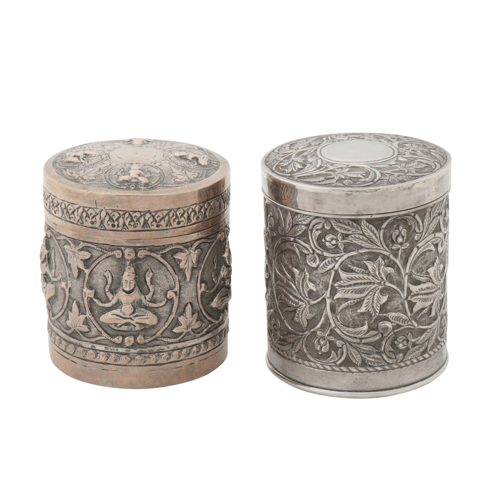 Malaysian circa 1960 A mid-20th century silver dressing table box (1 of 1)