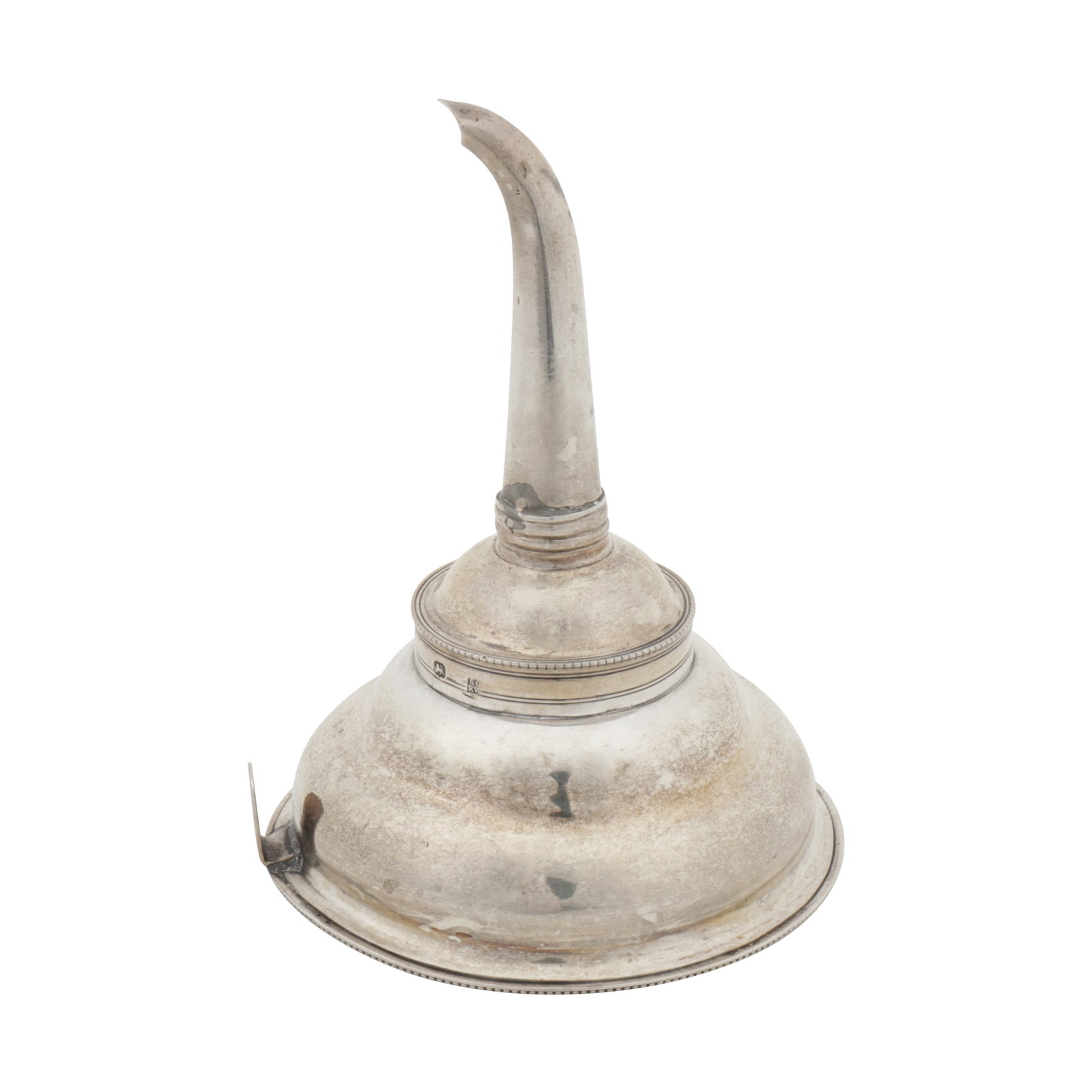London 1788 by Samuel Godbehere and Edward Wigan A George III sterling silver wine funnel (1 of 2)