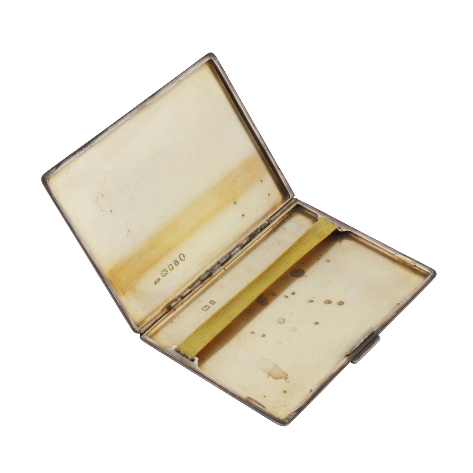 London 1934 by Cohen and Charles A George V sterling silver cigarette case - 2