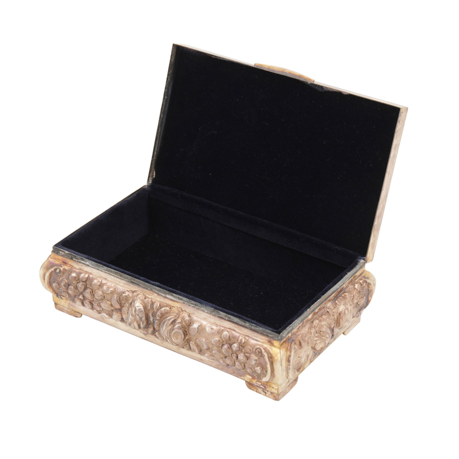 Turkey circa 1980 by Arda A late 20th century 900 standard silver jewellery box - 3