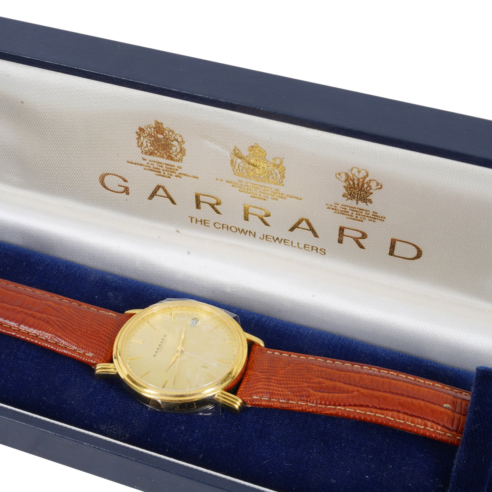 A gentlemen's boxed Garrard quartz wrist watch - 2