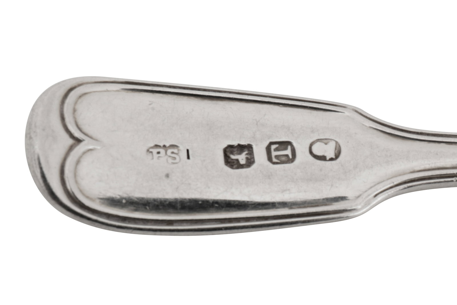 A set of six George III sterling silver egg spoons, London 1814 by Paul Storr (1771 - 1844, reg. 12t - 3