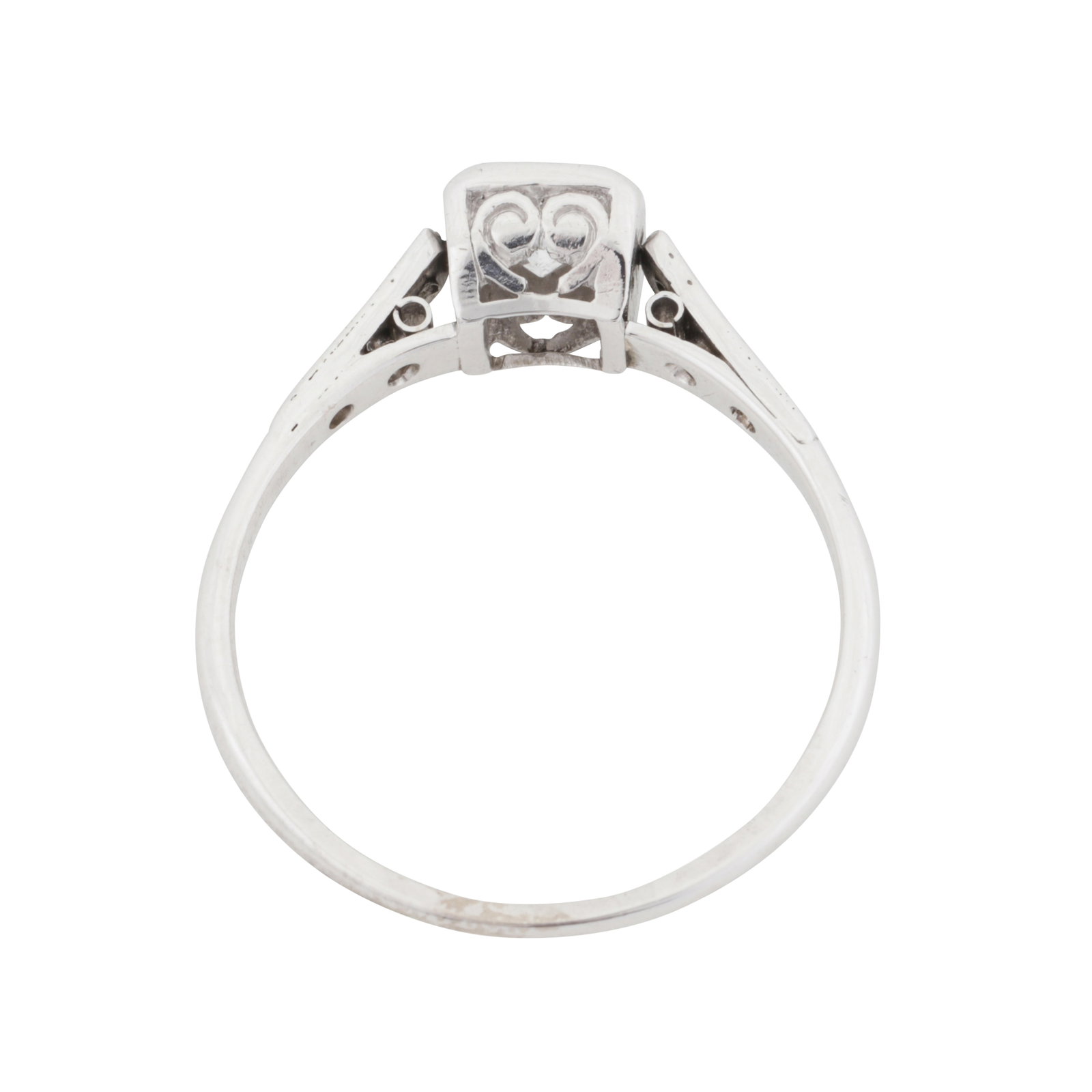 A diamond ring White metal - 3