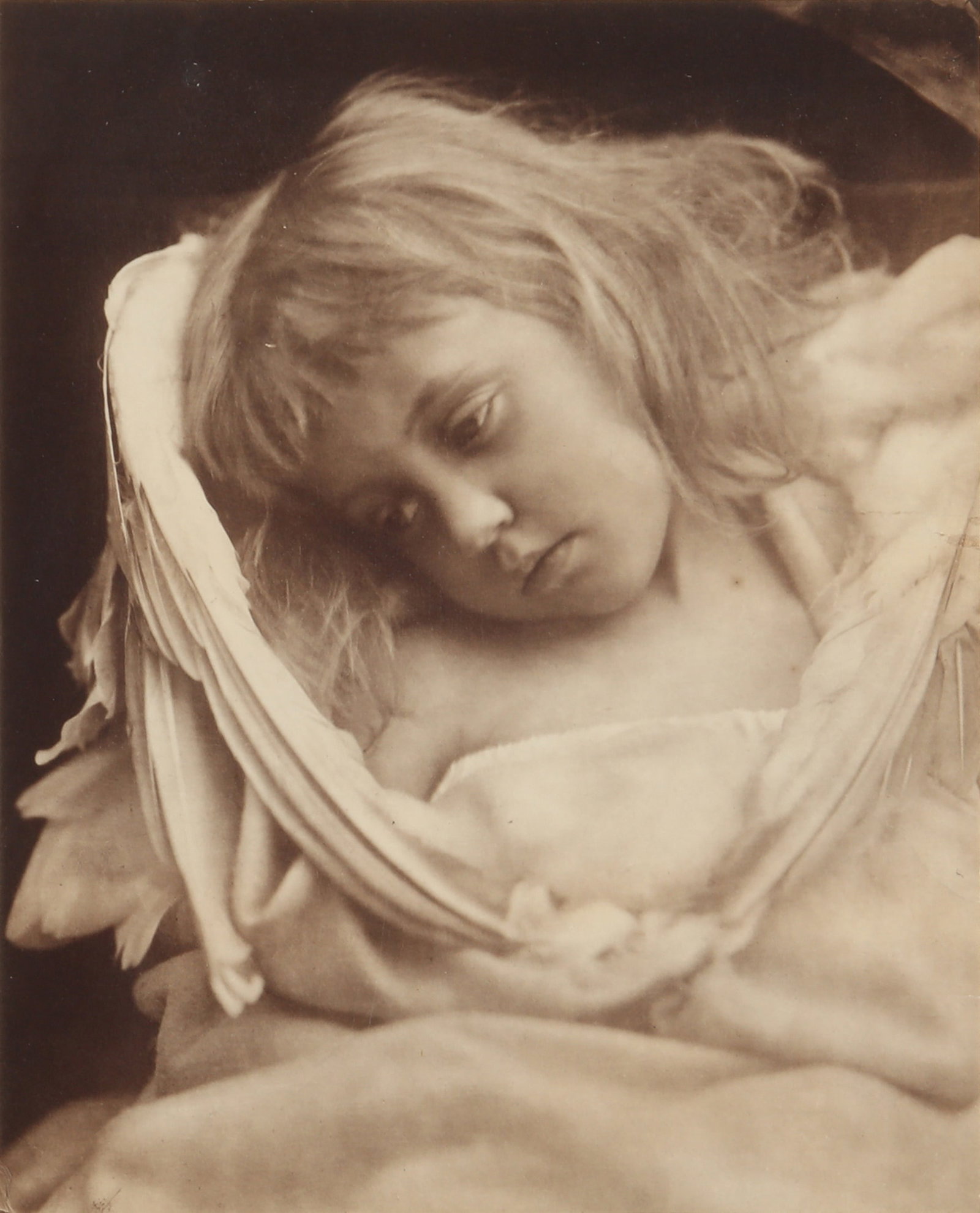 Julia Margaret Cameron (1815-1879) The Nestling Angel, 1872 (1 of 5)