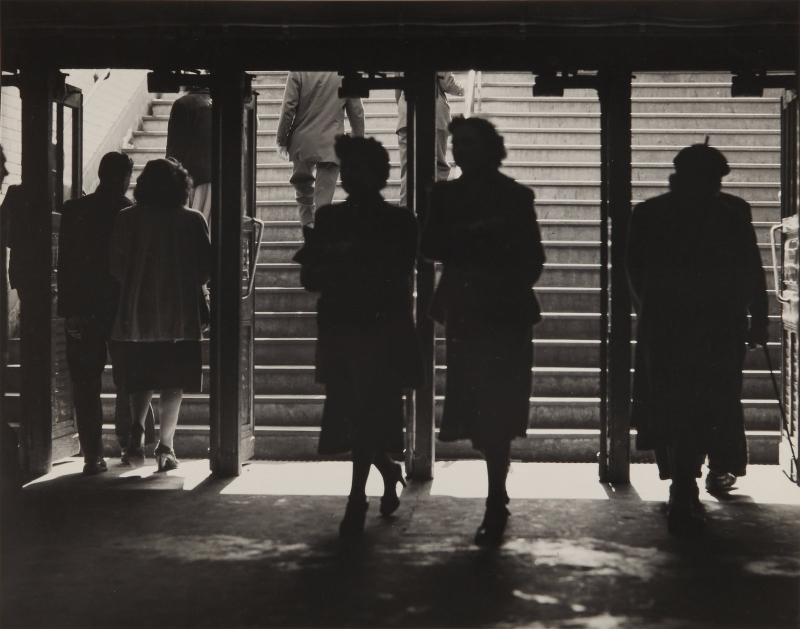 Daniel Masclet (1892-1969) Les Morlocks, c.1940s: Vintage silver gelatin print, image size 22.5 x 29cm, sheet size 24 x 30.5cm, signed and titled by the photographer in ink verso, with additional cropping marks in ink verso. Provenance:From the colle
